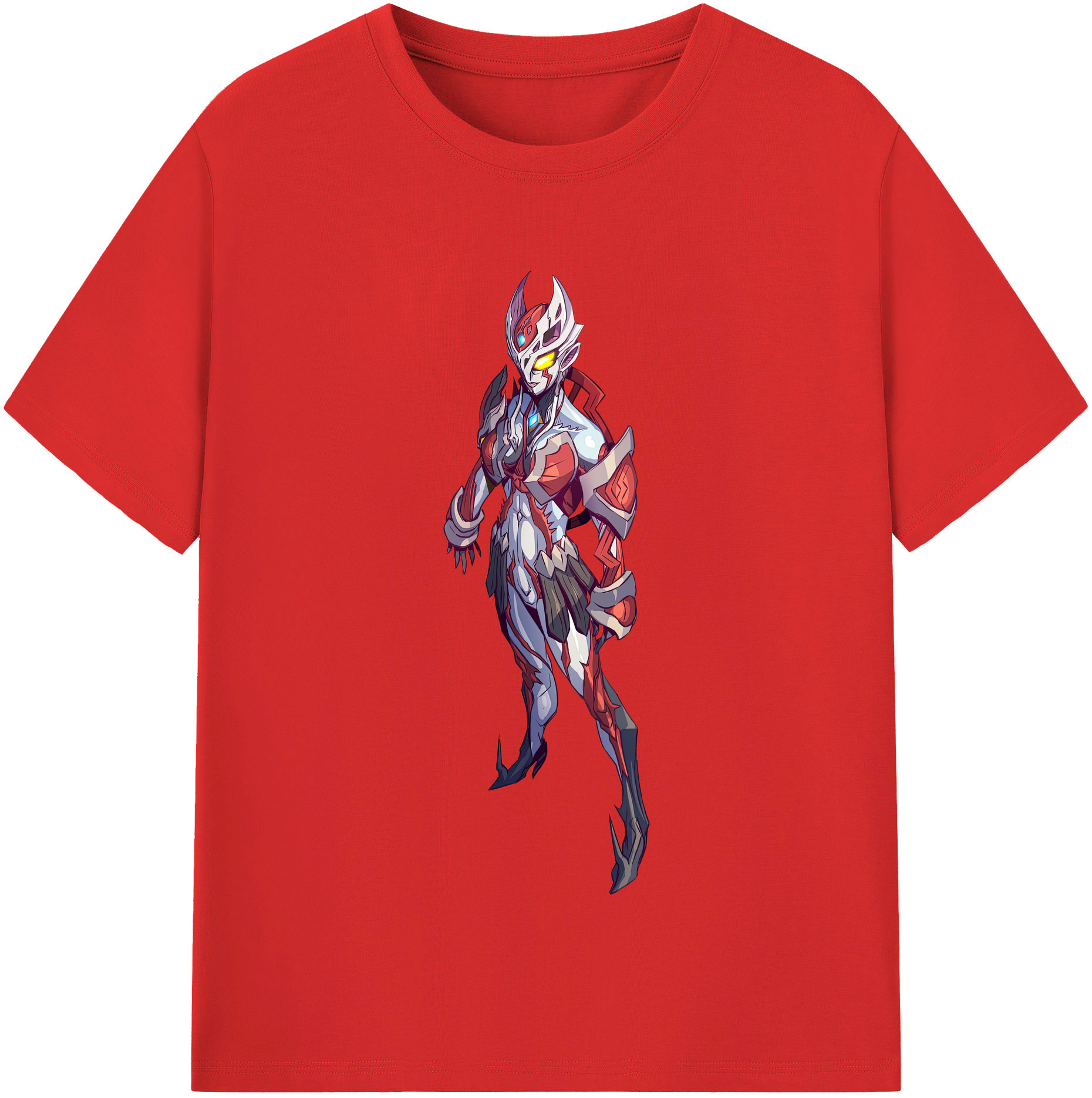 （画像用） ウルトラマン Ultraman レディースカジュアルプリントTシャツ（綿100％）