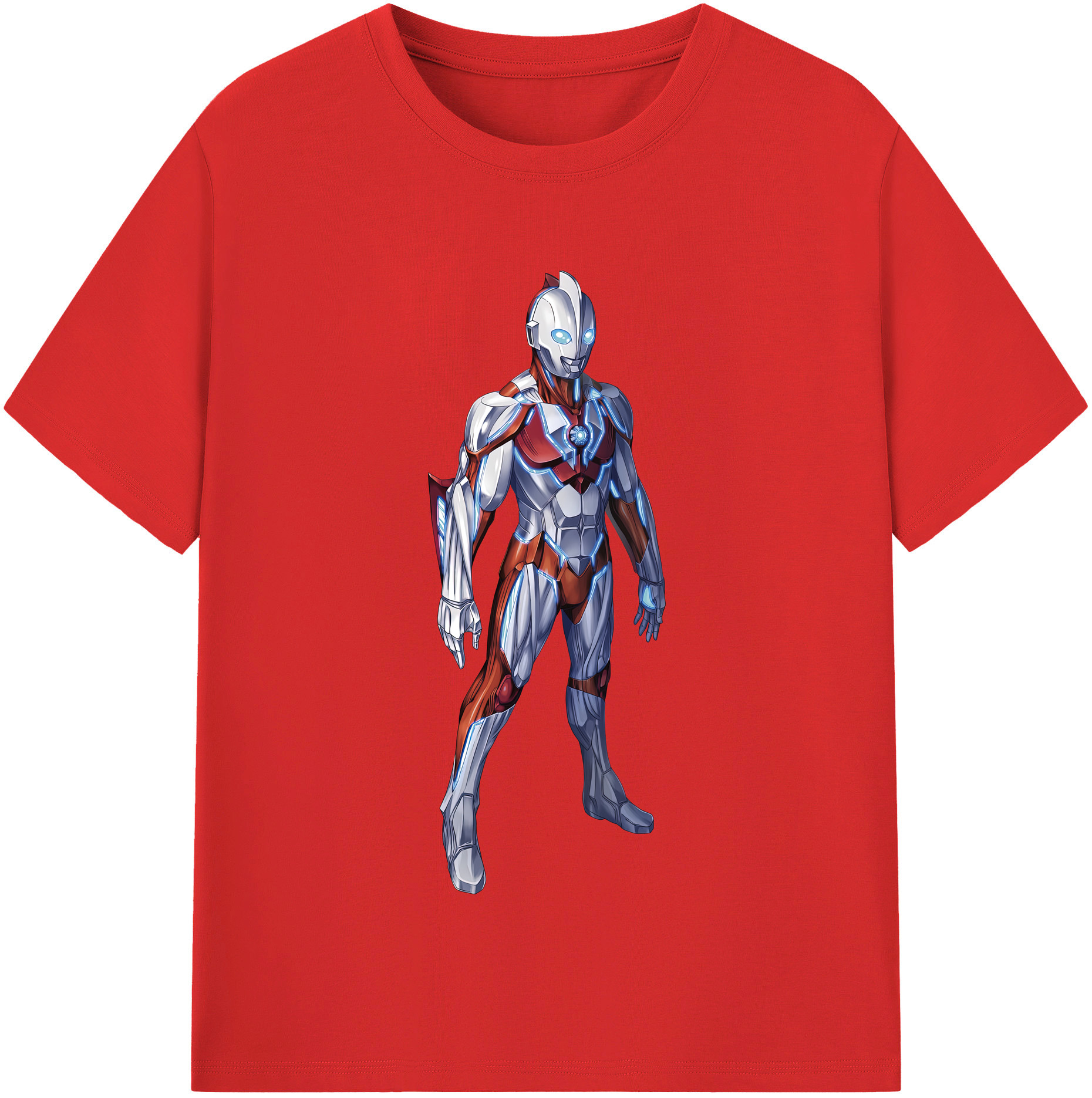 （画像用） ウルトラマン Ultraman レディースカジュアルプリントTシャツ（綿100％）