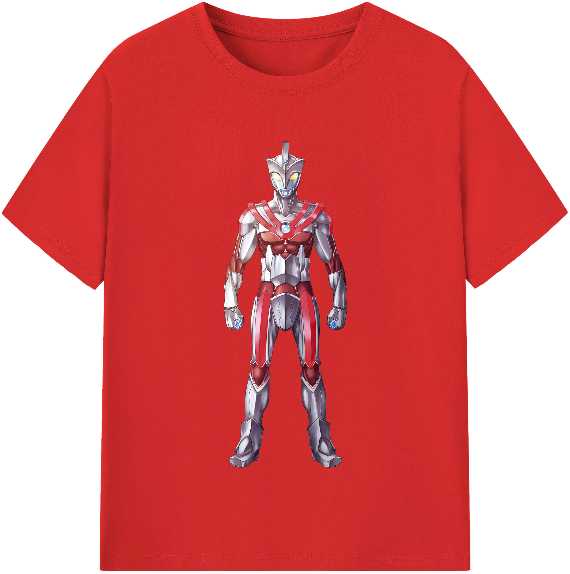 （画像用） ウルトラマン Ultraman レディースカジュアルプリントTシャツ（綿100％）
