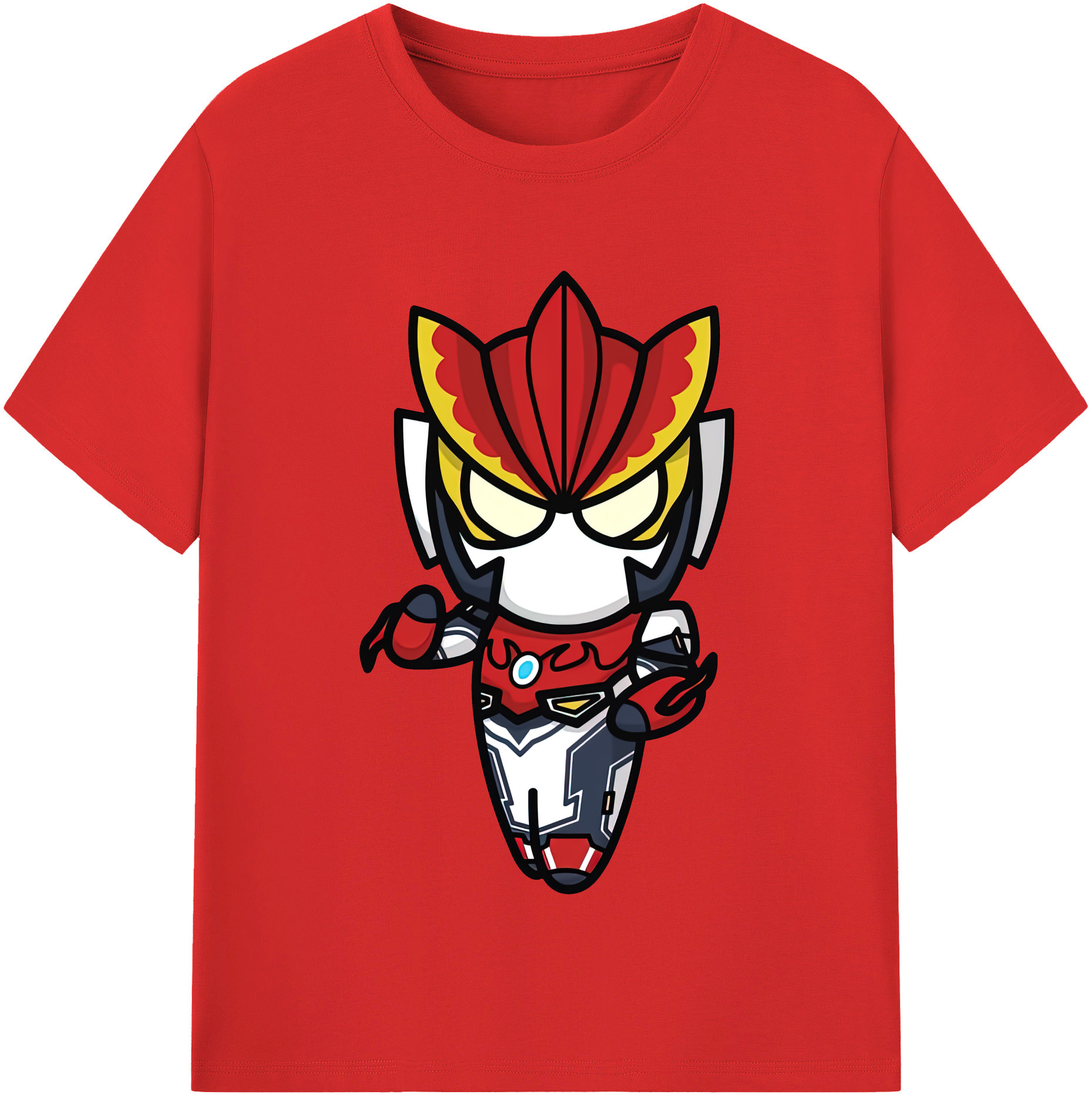 （画像用） ウルトラマン Ultraman レディースカジュアルプリントTシャツ（綿100％）