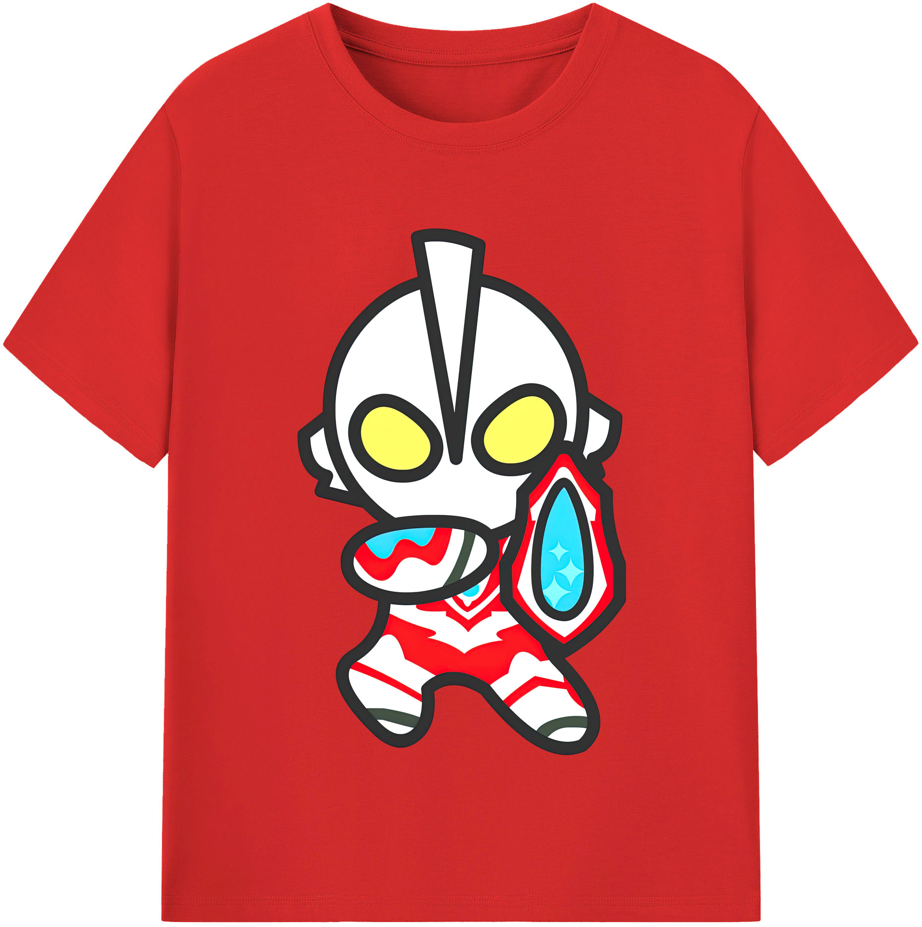 （画像用） ウルトラマン Ultraman レディースカジュアルプリントTシャツ（綿100％）