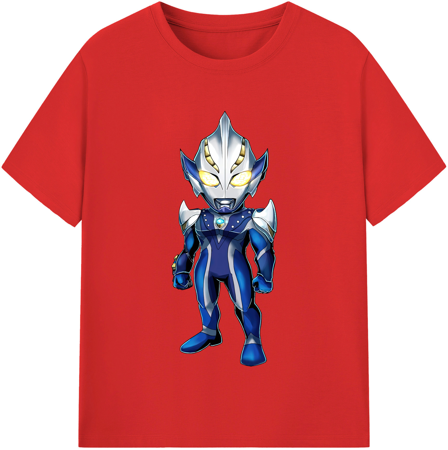 （画像用） ウルトラマン Ultraman レディースカジュアルプリントTシャツ（綿100％）