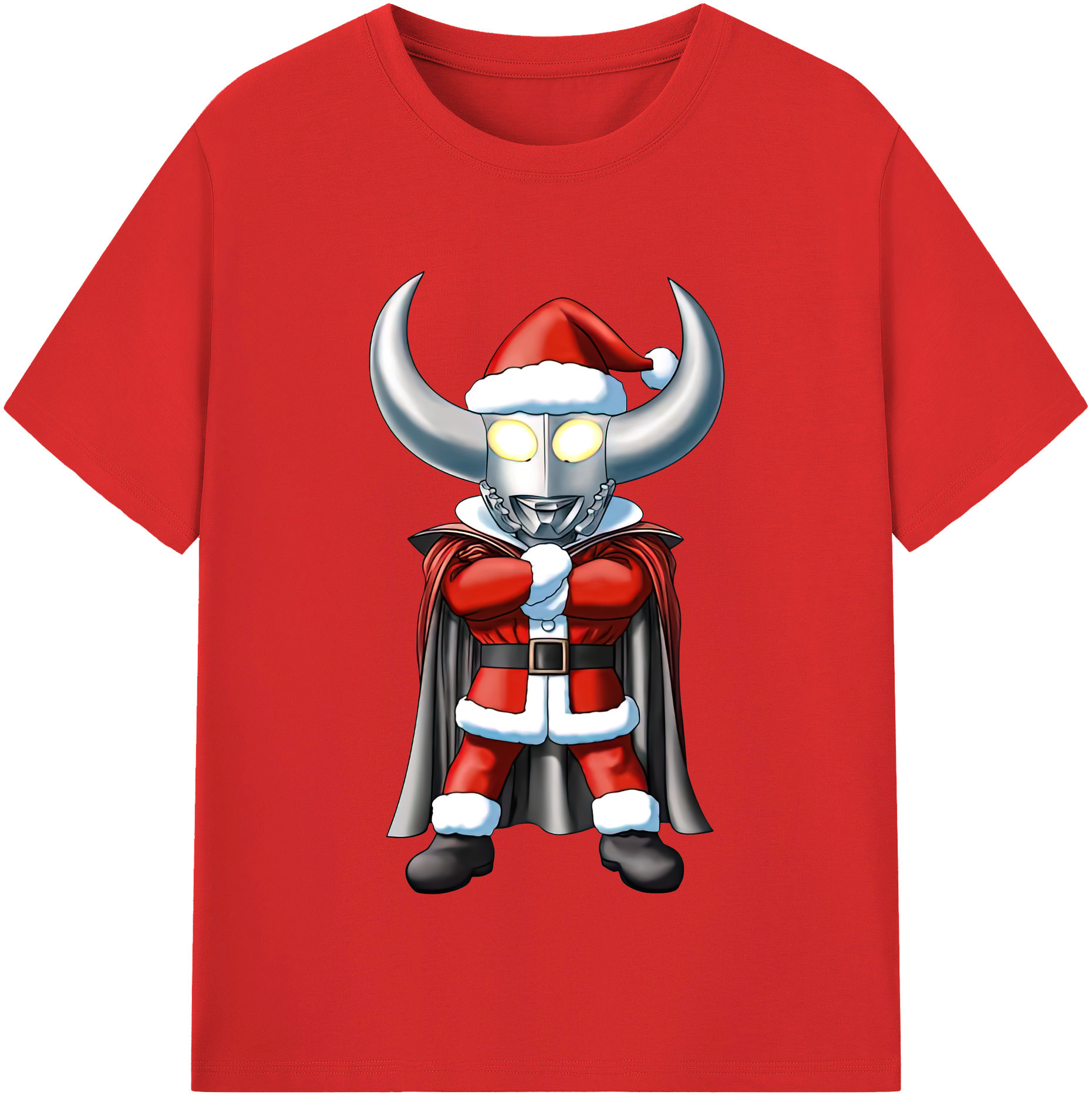 （画像用） ウルトラマン Ultraman レディースカジュアルプリントTシャツ（綿100％）