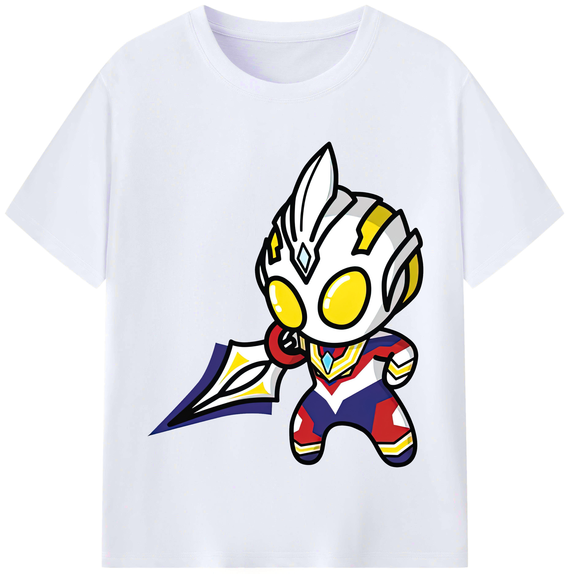 （画像用） ウルトラマン Ultraman レディースカジュアルプリントTシャツ（綿100％）