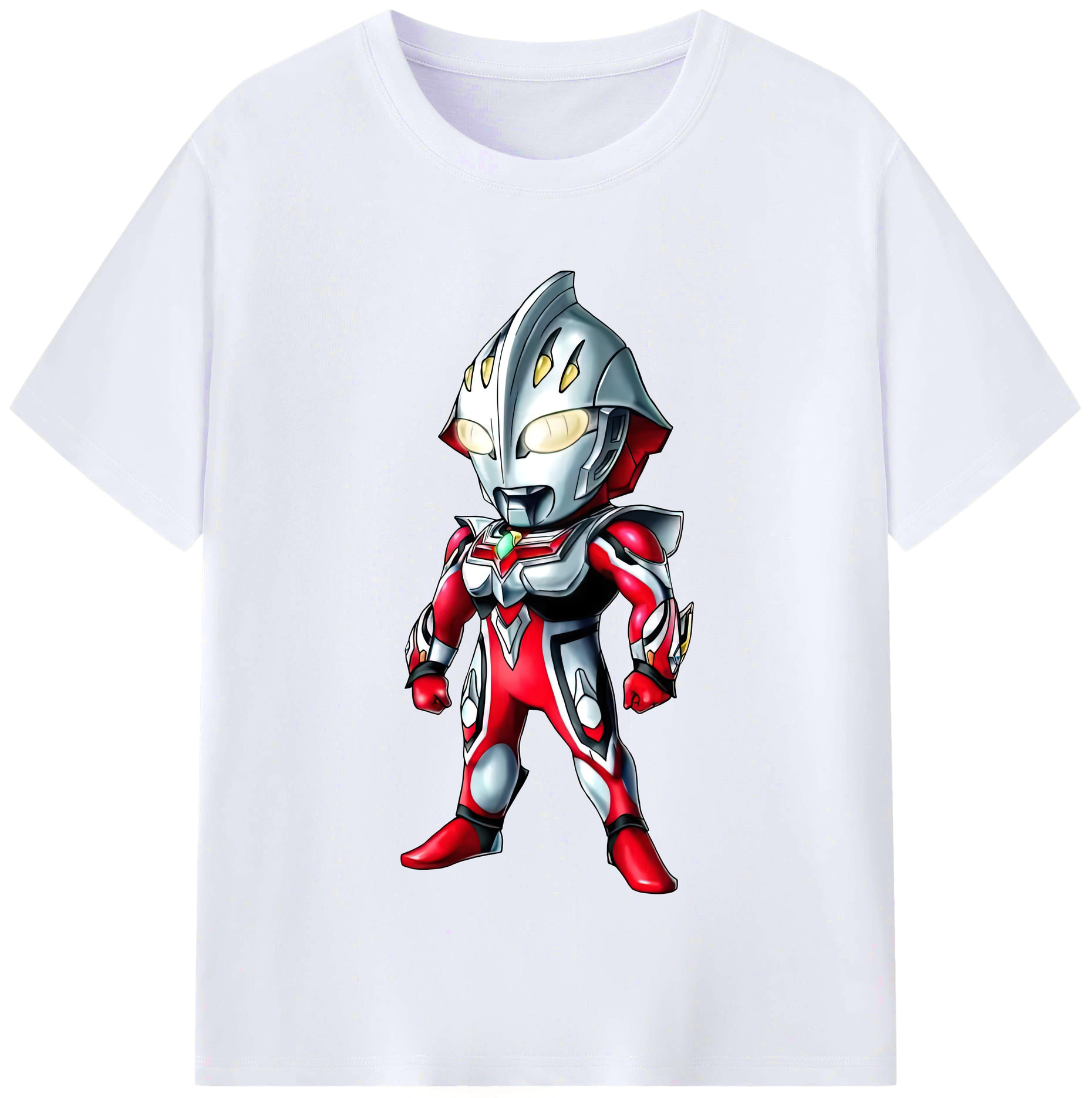 （画像用） ウルトラマン Ultraman レディースカジュアルプリントTシャツ（綿100％）
