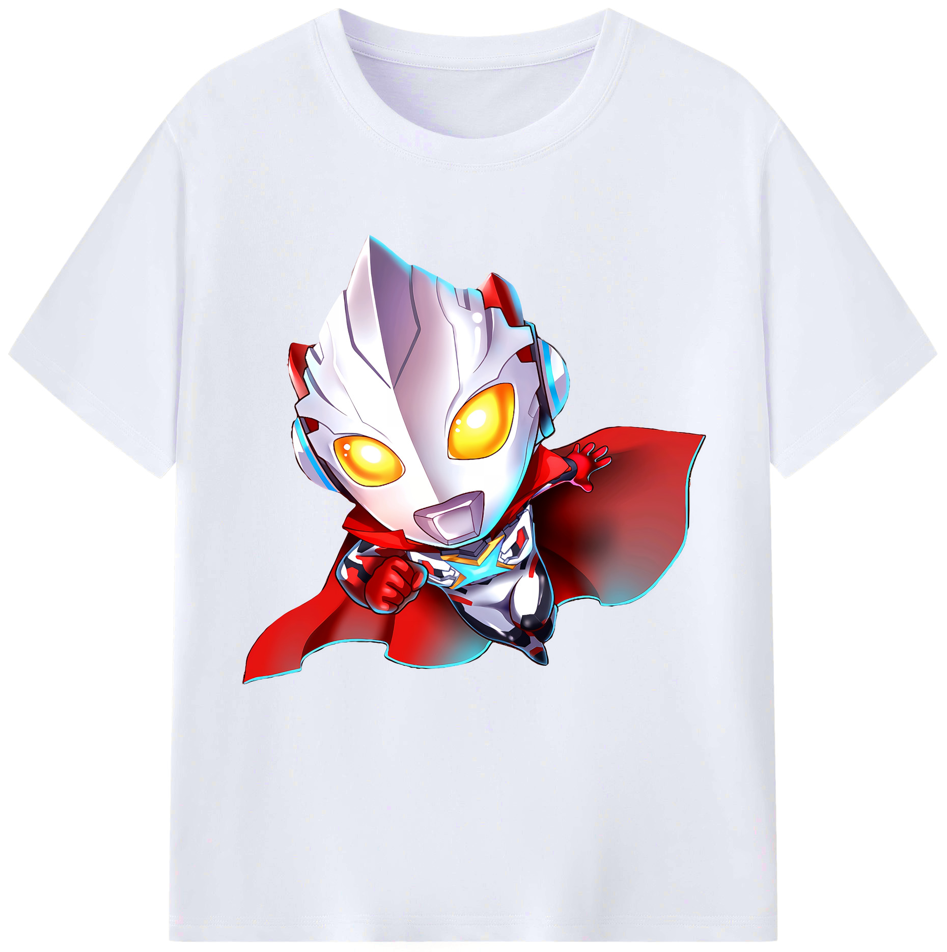 （画像用） ウルトラマン Ultraman レディースカジュアルプリントTシャツ（綿100％）