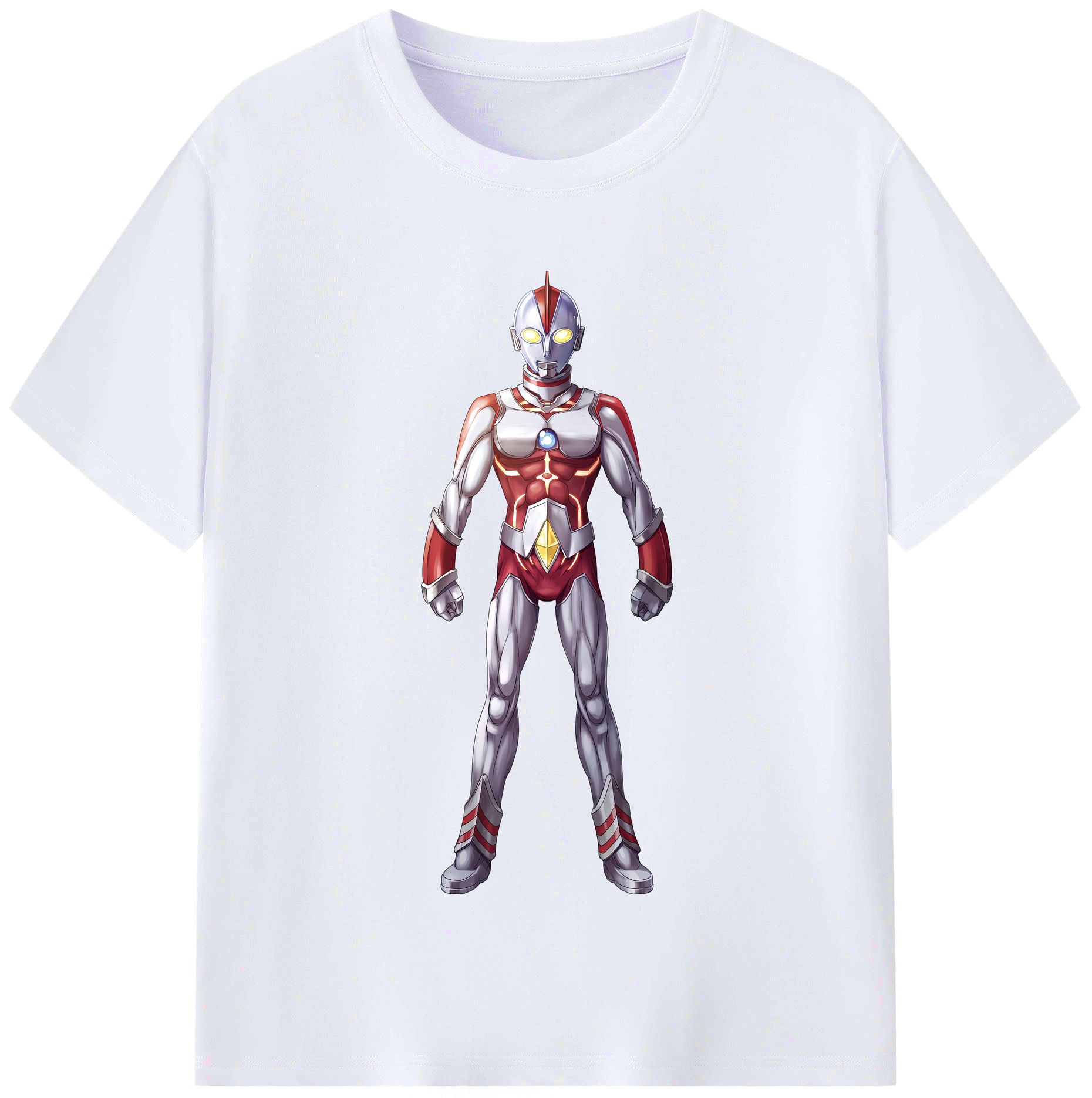 （画像用） ウルトラマン Ultraman レディースカジュアルプリントTシャツ（綿100％）