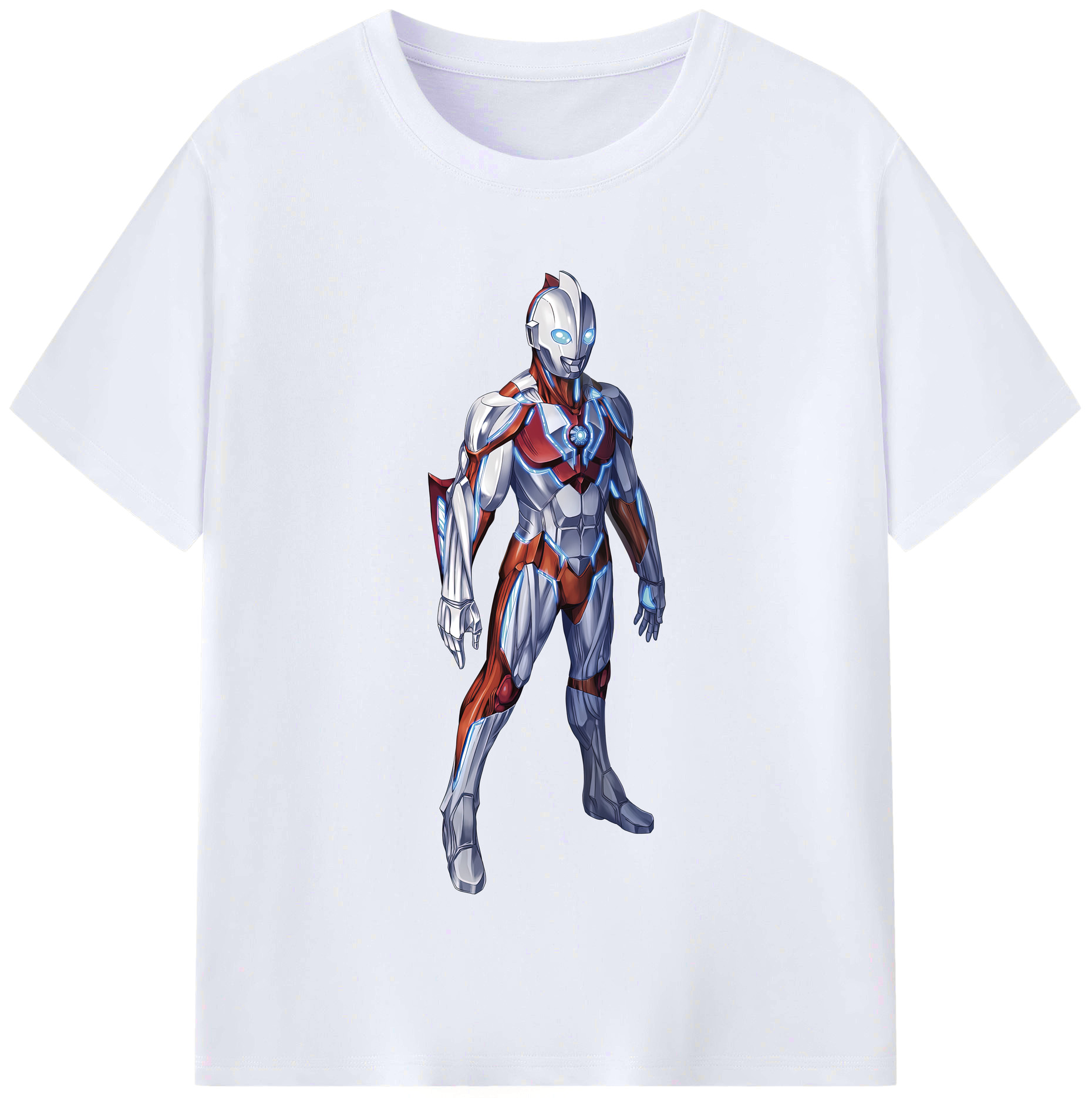 （画像用） ウルトラマン Ultraman レディースカジュアルプリントTシャツ（綿100％）