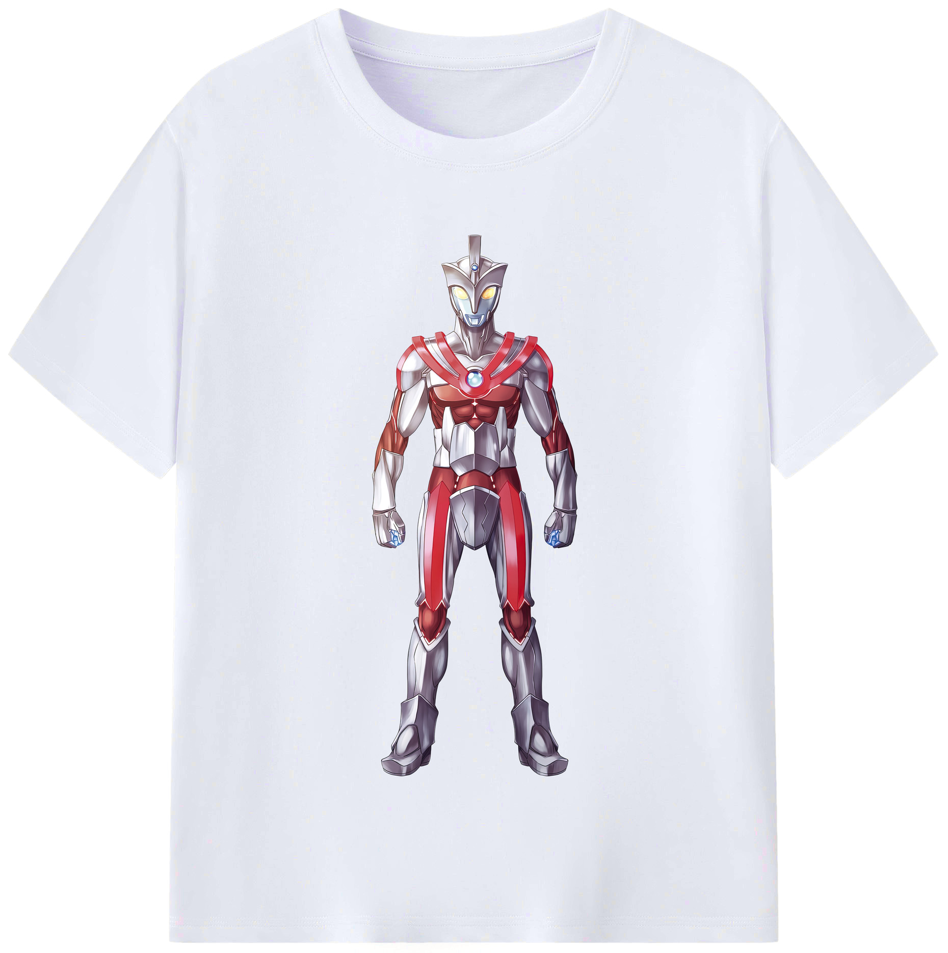 （画像用） ウルトラマン Ultraman レディースカジュアルプリントTシャツ（綿100％）