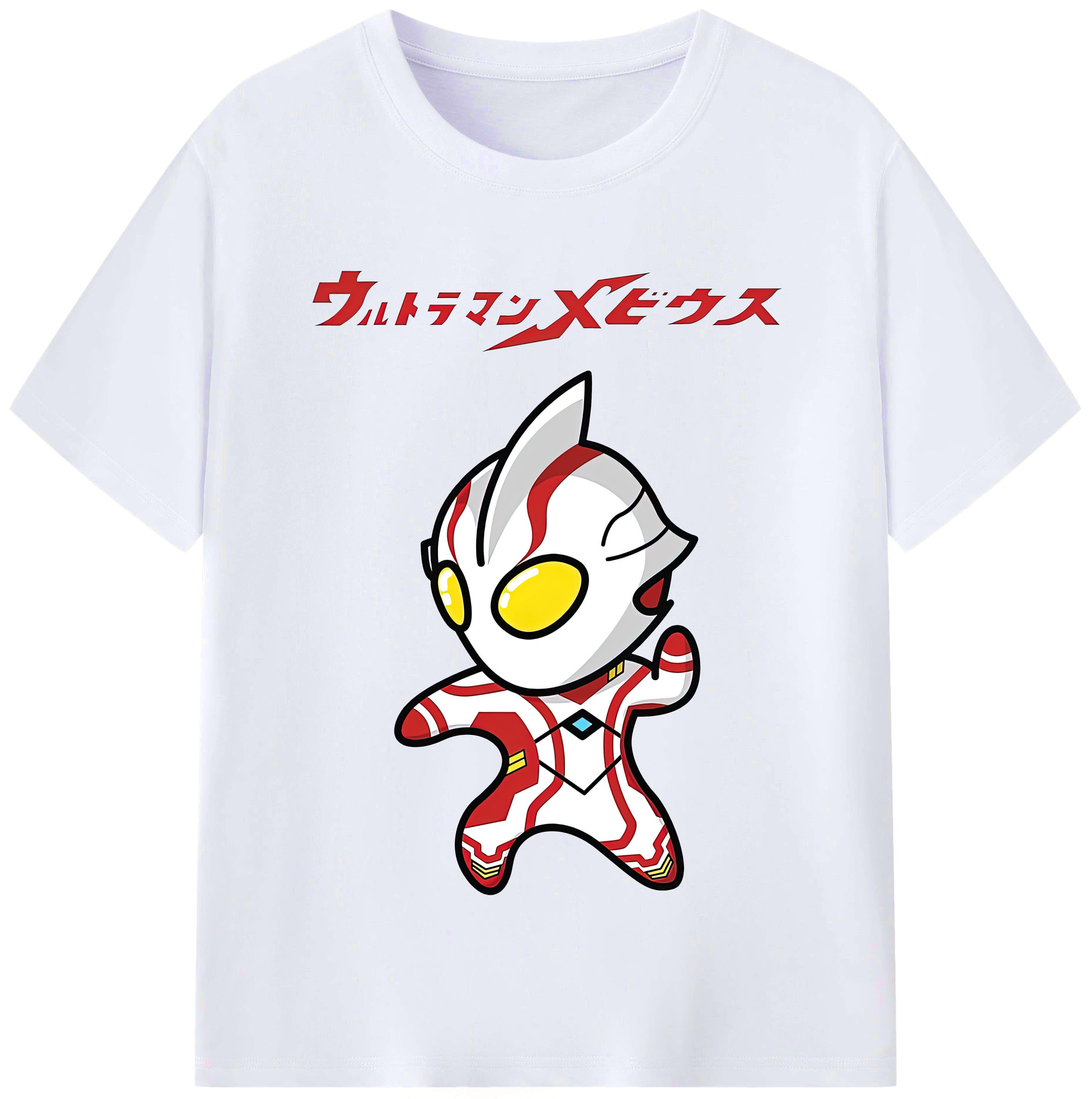（画像用） ウルトラマン Ultraman レディースカジュアルプリントTシャツ（綿100％）