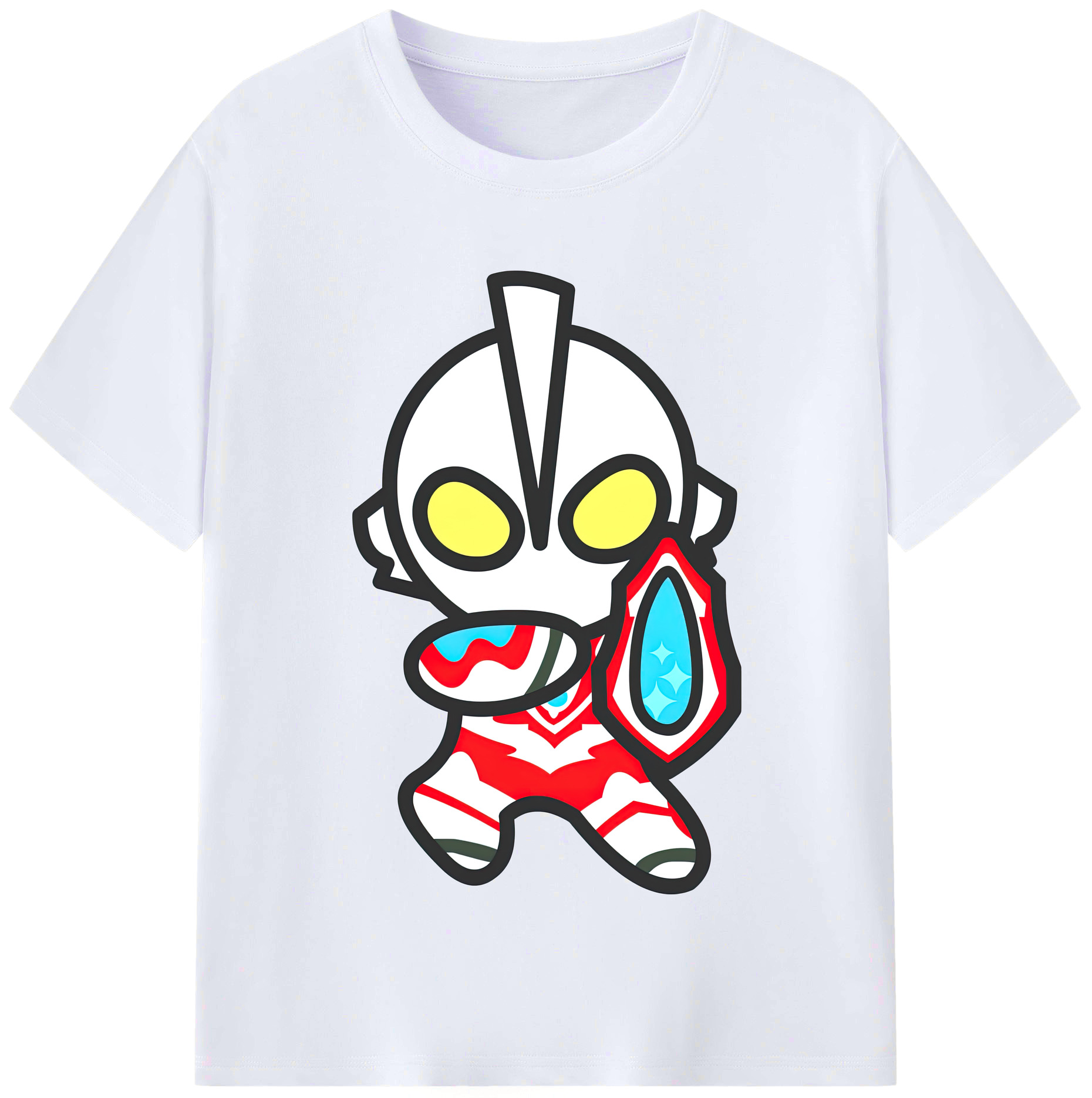 （画像用） ウルトラマン Ultraman レディースカジュアルプリントTシャツ（綿100％）