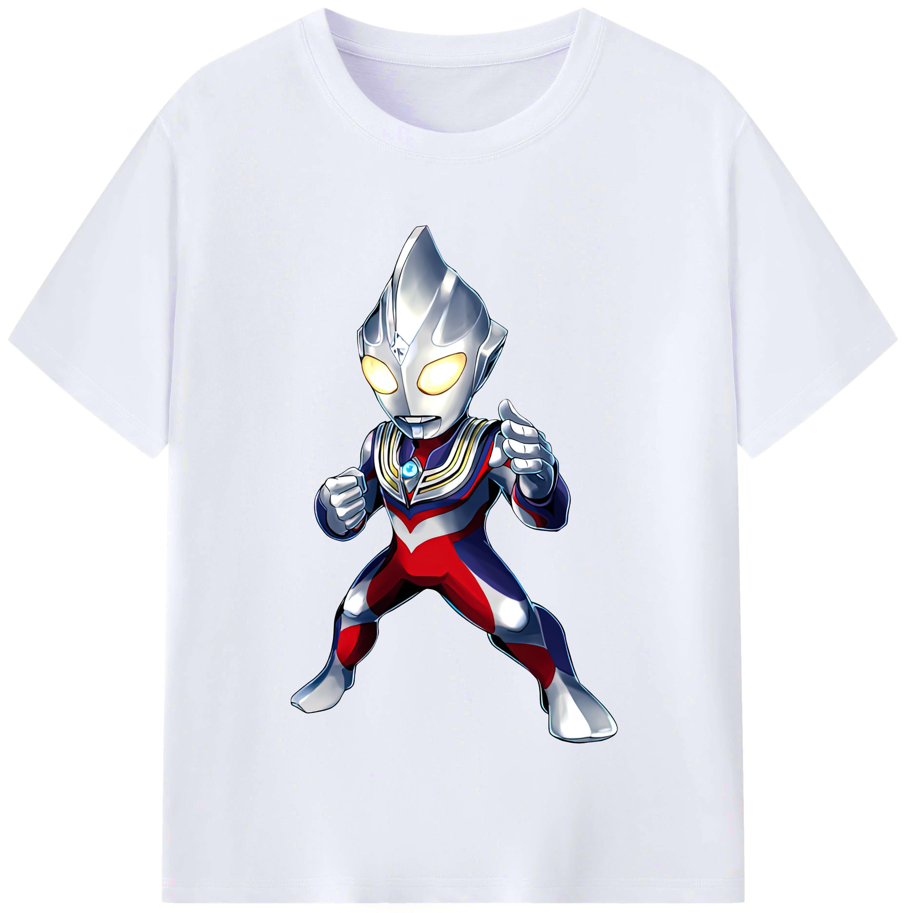 （画像用） ウルトラマン Ultraman レディースカジュアルプリントTシャツ（綿100％）