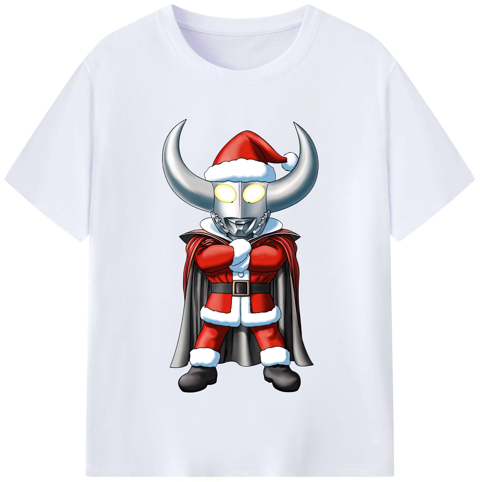 （画像用） ウルトラマン Ultraman レディースカジュアルプリントTシャツ（綿100％）