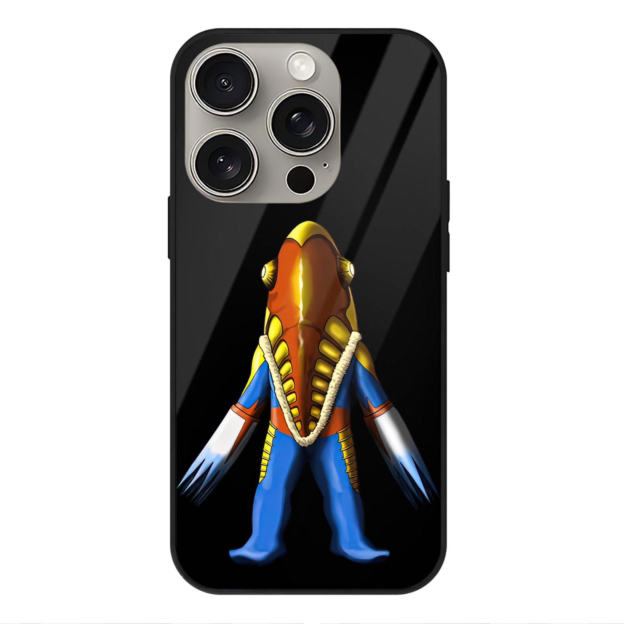 （画像用） ウルトラマン Ultraman 【iPhone15Pro対応】スマホケース 耐衝撃＆黄変防止 背面ガラス
