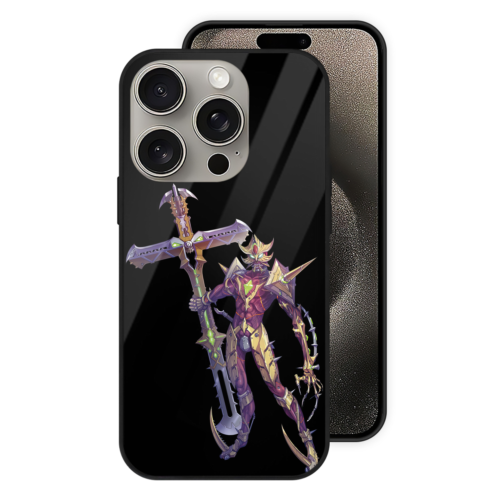 （画像用） ウルトラマン Ultraman 【iPhone15Pro対応】スマホケース 耐衝撃＆黄変防止 背面ガラス