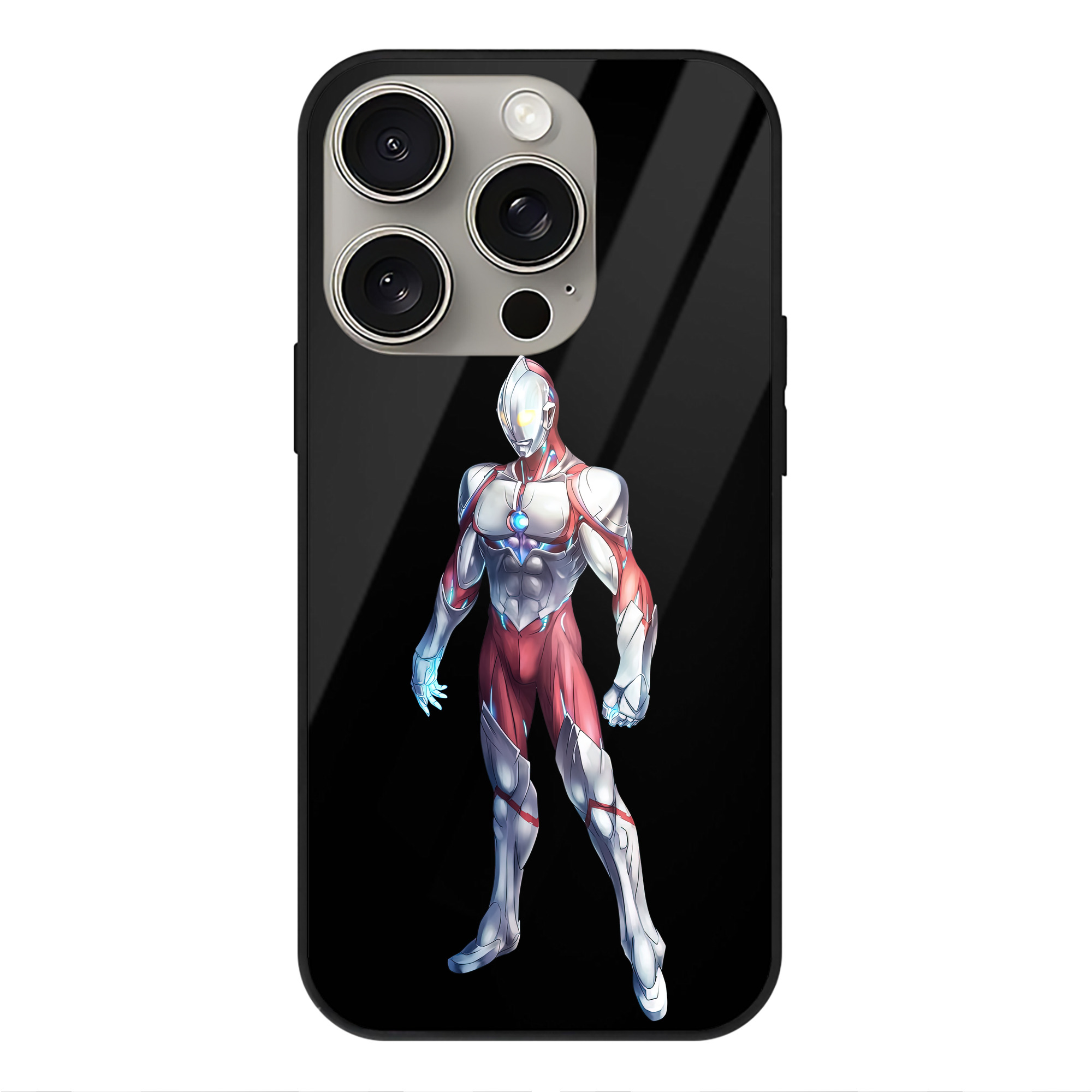 （画像用） ウルトラマン Ultraman 【iPhone15Pro対応】スマホケース 耐衝撃＆黄変防止 背面ガラス