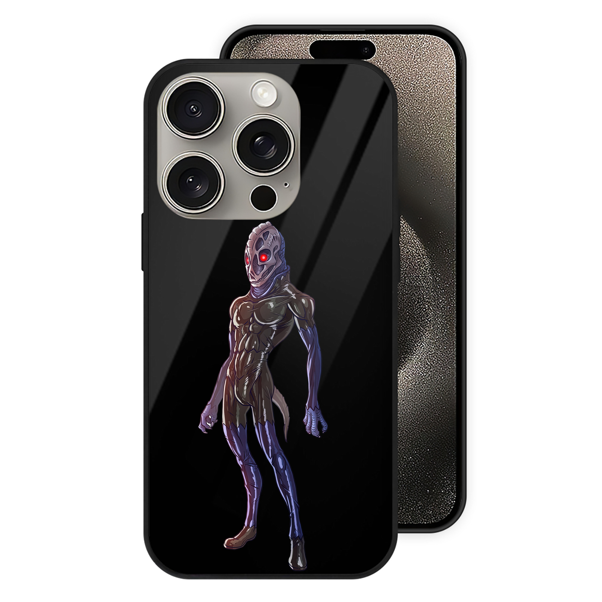 （画像用） ウルトラマン Ultraman 【iPhone15Pro対応】スマホケース 耐衝撃＆黄変防止 背面ガラス