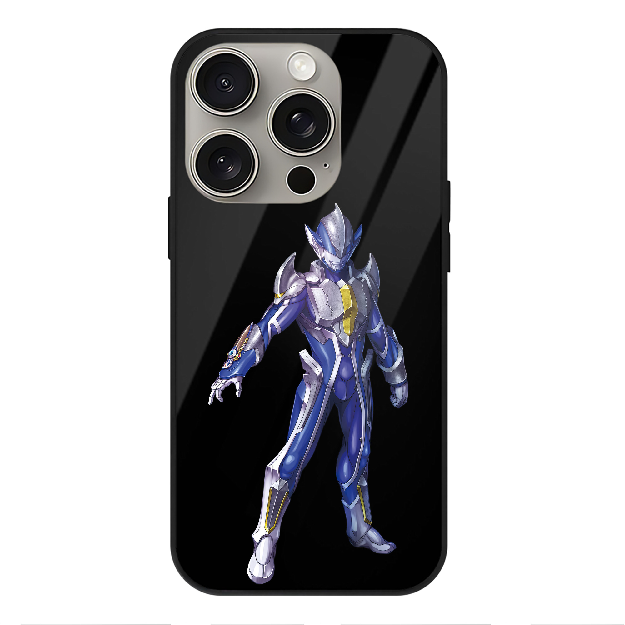 （画像用） ウルトラマン Ultraman 【iPhone15Pro対応】スマホケース 耐衝撃＆黄変防止 背面ガラス