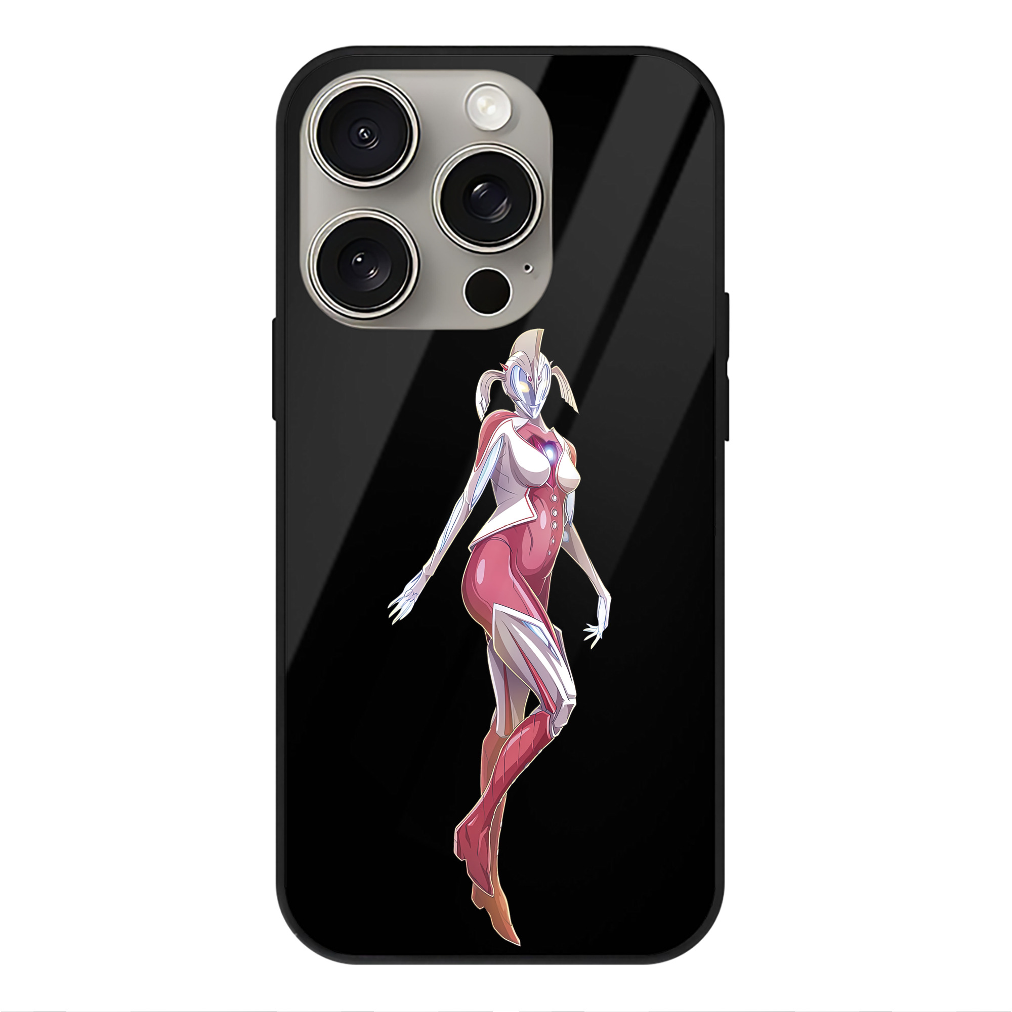 （画像用） ウルトラマン Ultraman 【iPhone15Pro対応】スマホケース 耐衝撃＆黄変防止 背面ガラス