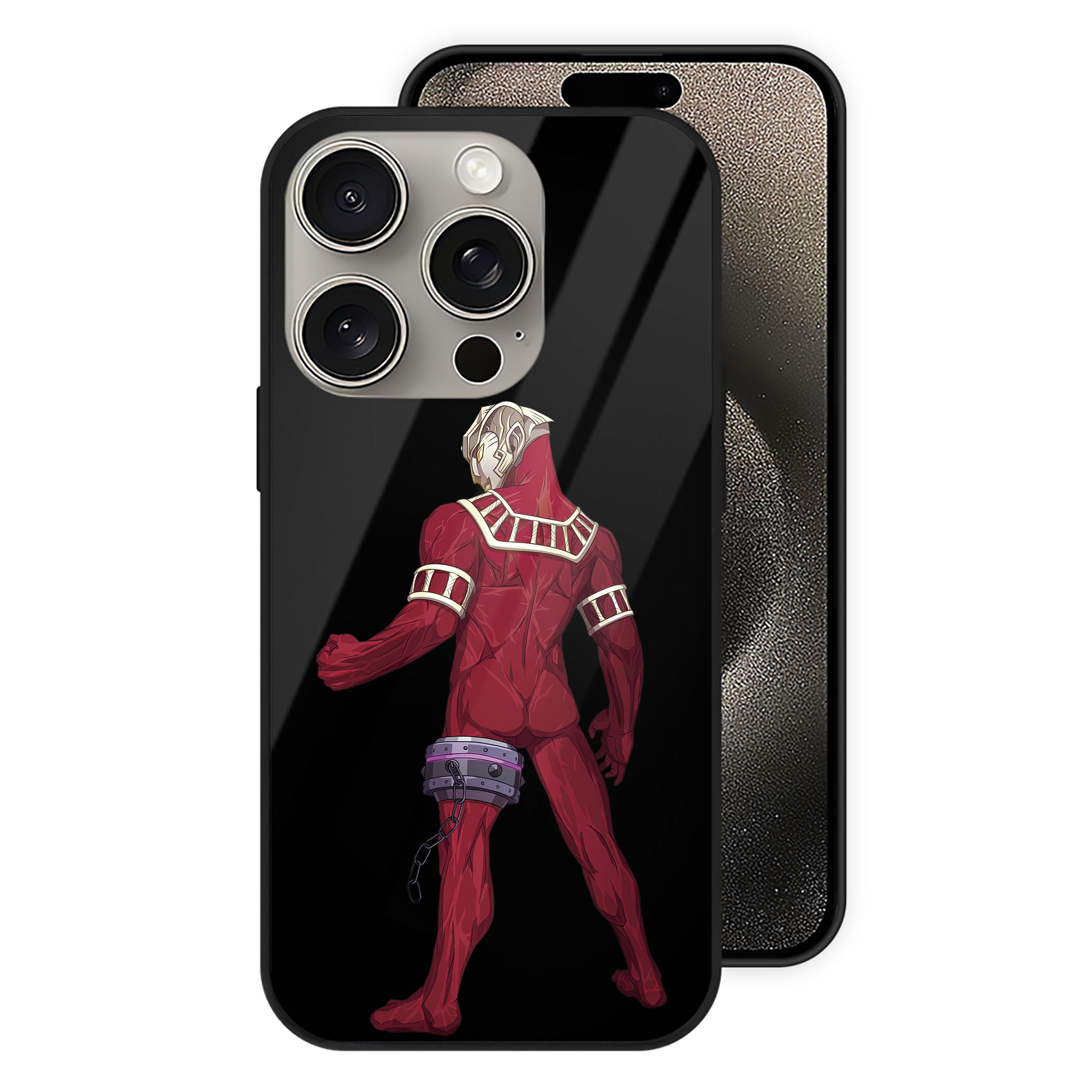 （画像用） ウルトラマン Ultraman 【iPhone15Pro対応】スマホケース 耐衝撃＆黄変防止 背面ガラス