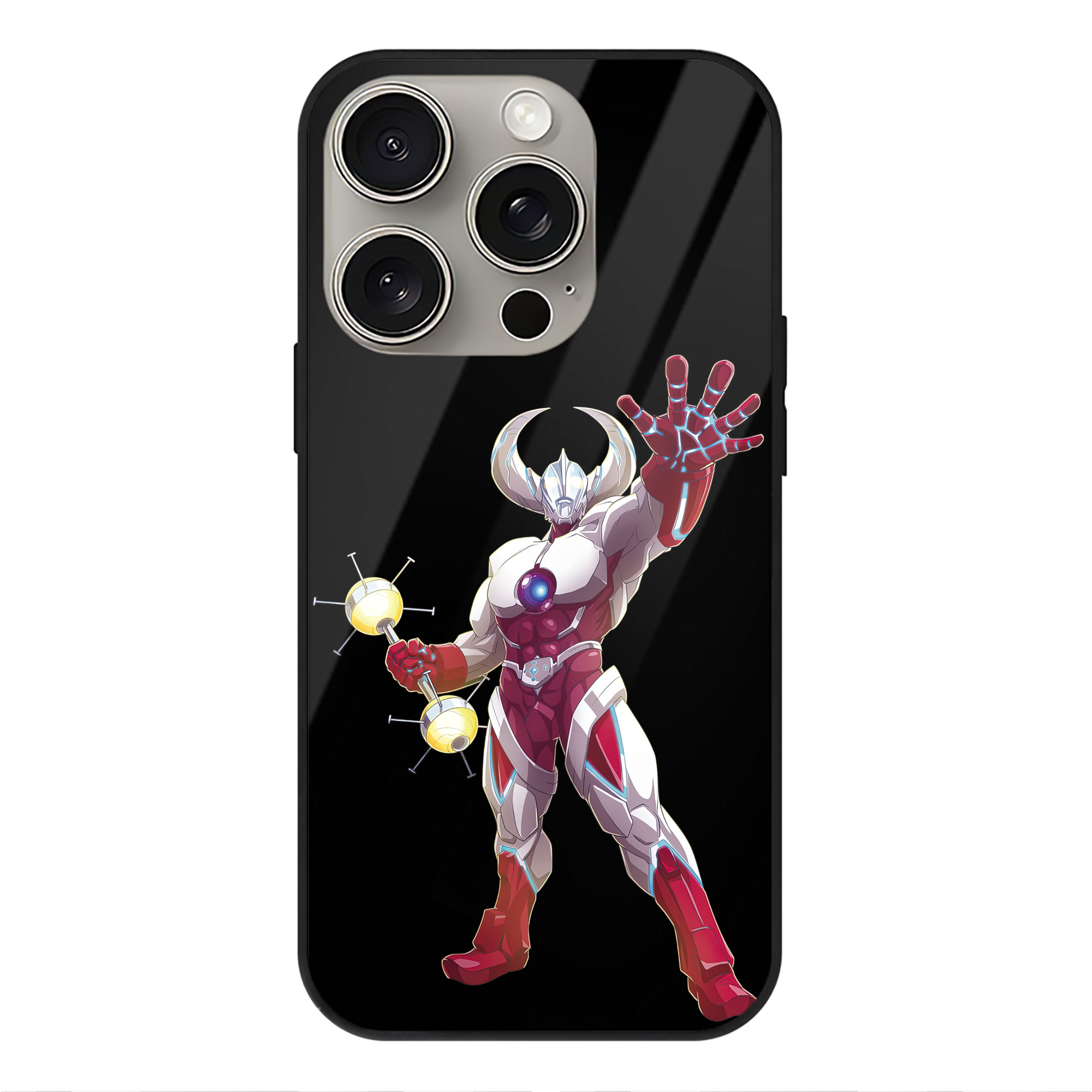 （画像用） ウルトラマン Ultraman 【iPhone15Pro対応】スマホケース 耐衝撃＆黄変防止 背面ガラス