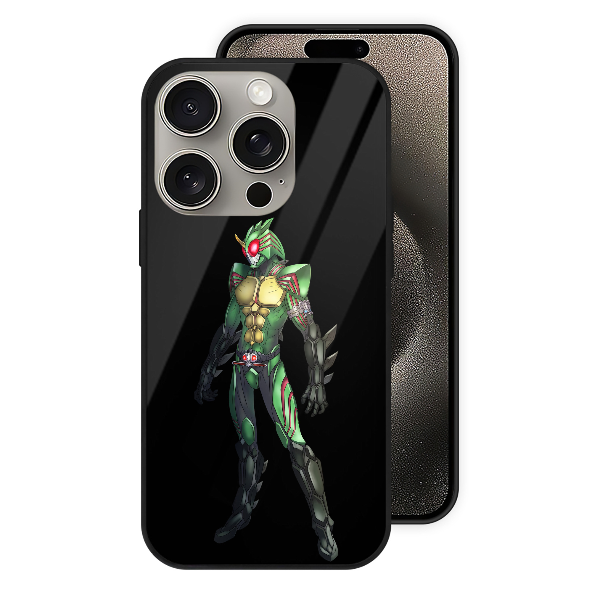 （画像用） ウルトラマン Ultraman 【iPhone15Pro対応】スマホケース 耐衝撃＆黄変防止 背面ガラス