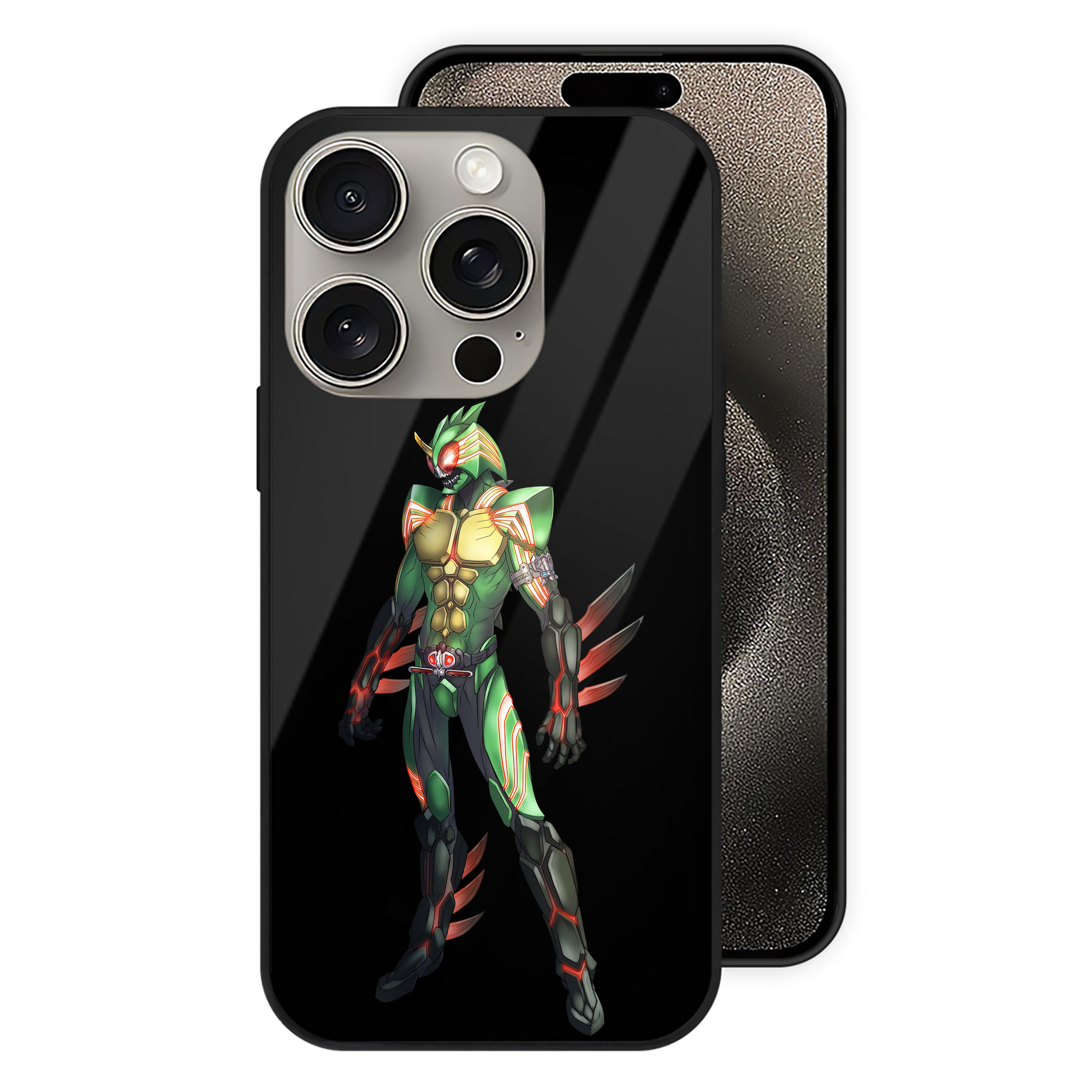 （画像用） ウルトラマン Ultraman 【iPhone15Pro対応】スマホケース 耐衝撃＆黄変防止 背面ガラス