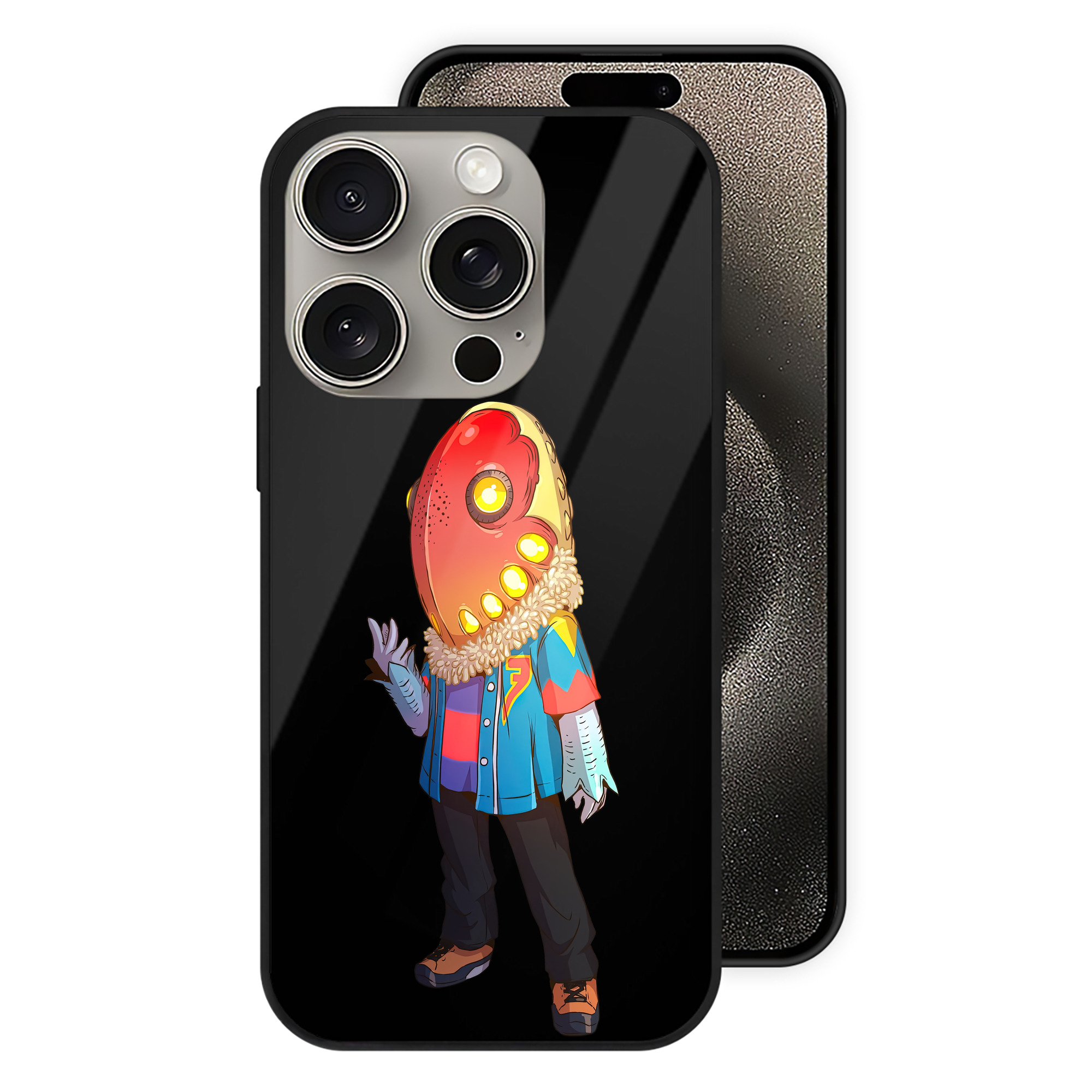 （画像用） ウルトラマン Ultraman 【iPhone15Pro対応】スマホケース 耐衝撃＆黄変防止 背面ガラス