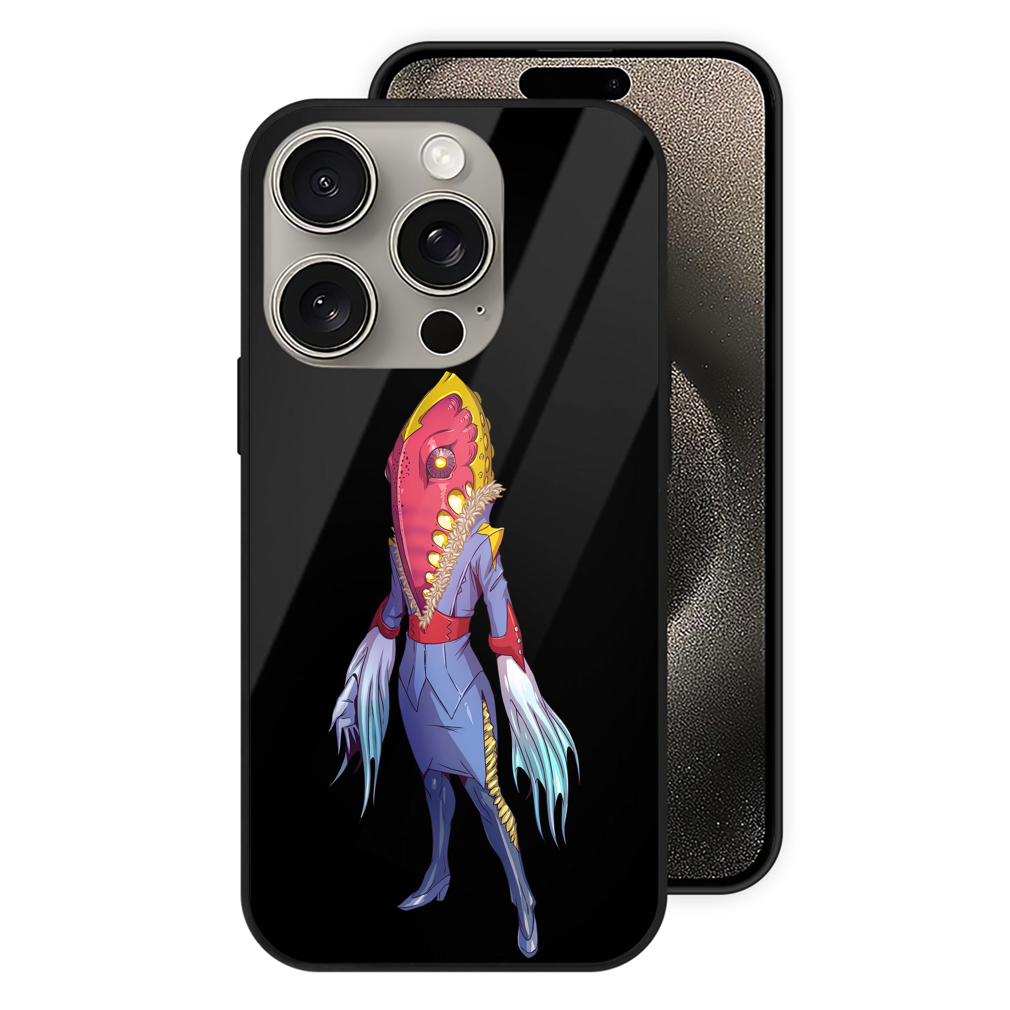 （画像用） ウルトラマン Ultraman 【iPhone15Pro対応】スマホケース 耐衝撃＆黄変防止 背面ガラス