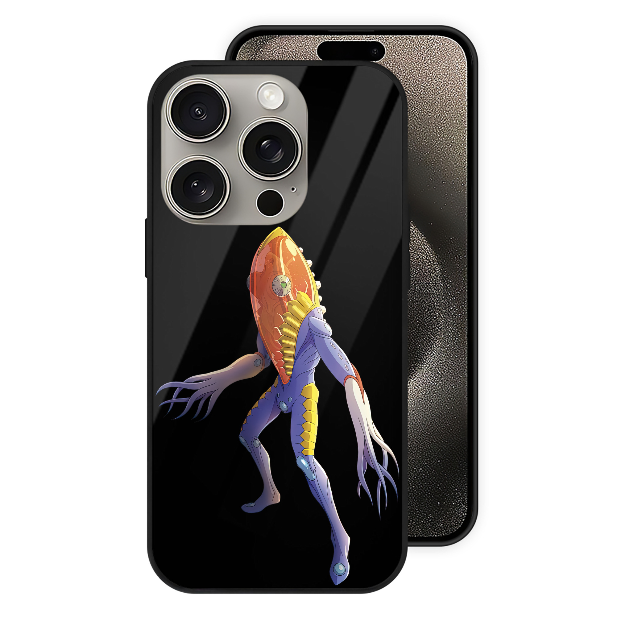 （画像用） ウルトラマン Ultraman 【iPhone15Pro対応】スマホケース 耐衝撃＆黄変防止 背面ガラス