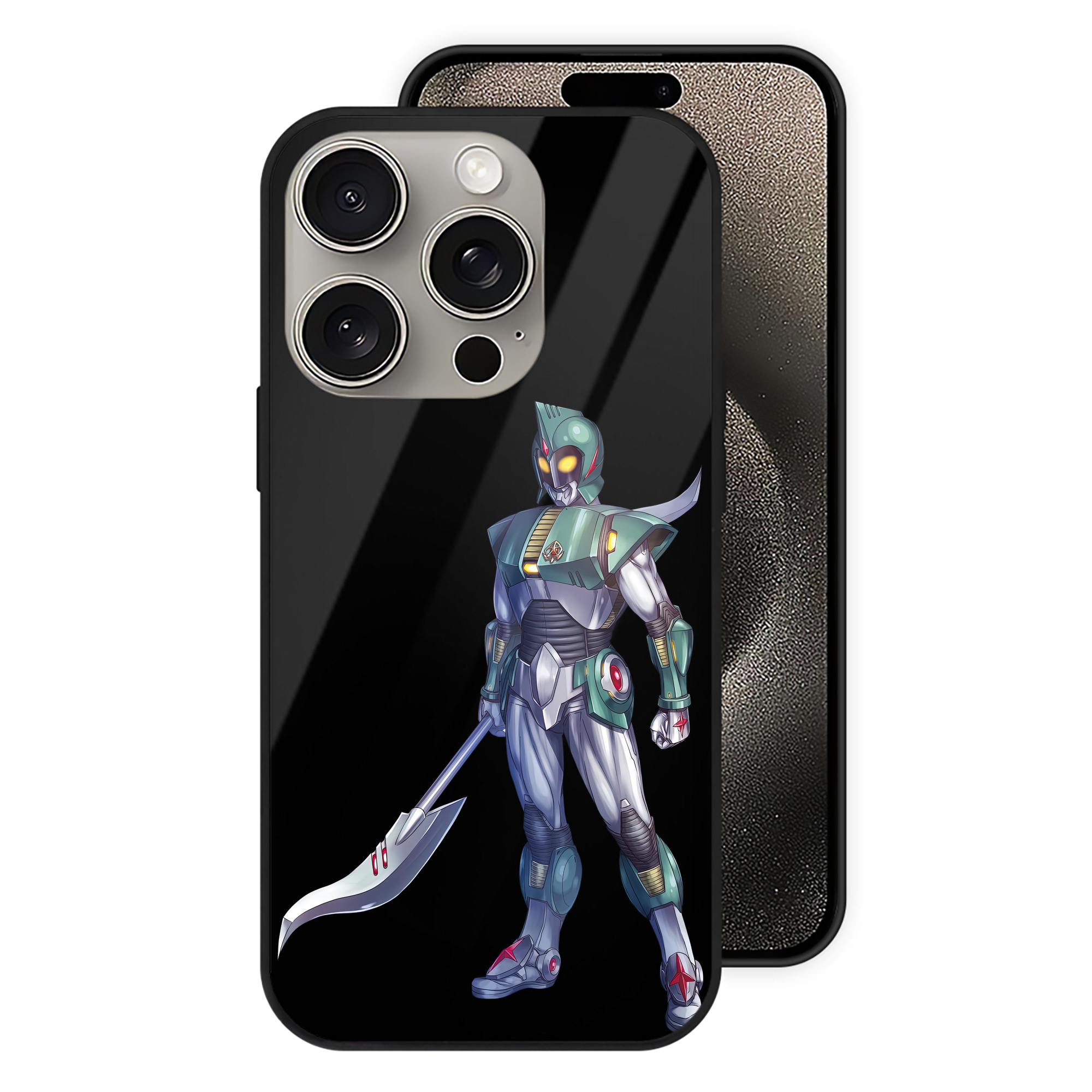 （画像用） ウルトラマン Ultraman 【iPhone15Pro対応】スマホケース 耐衝撃＆黄変防止 背面ガラス