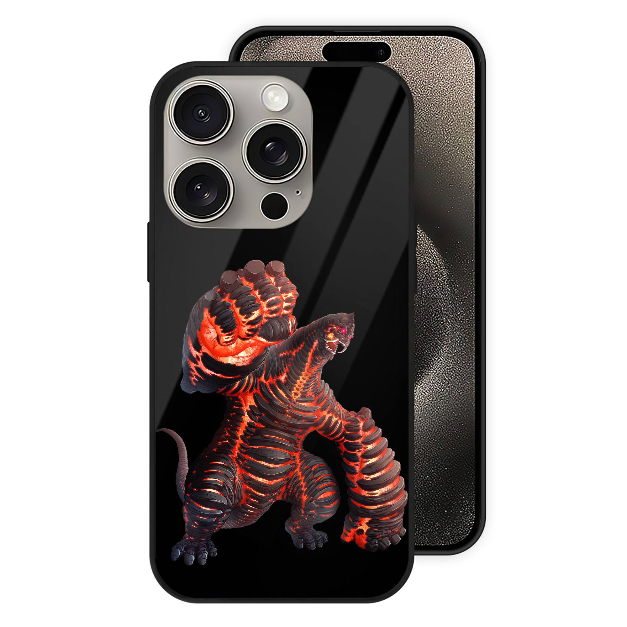 （画像用） ウルトラマン Ultraman 【iPhone15Pro対応】スマホケース 耐衝撃＆黄変防止 背面ガラス