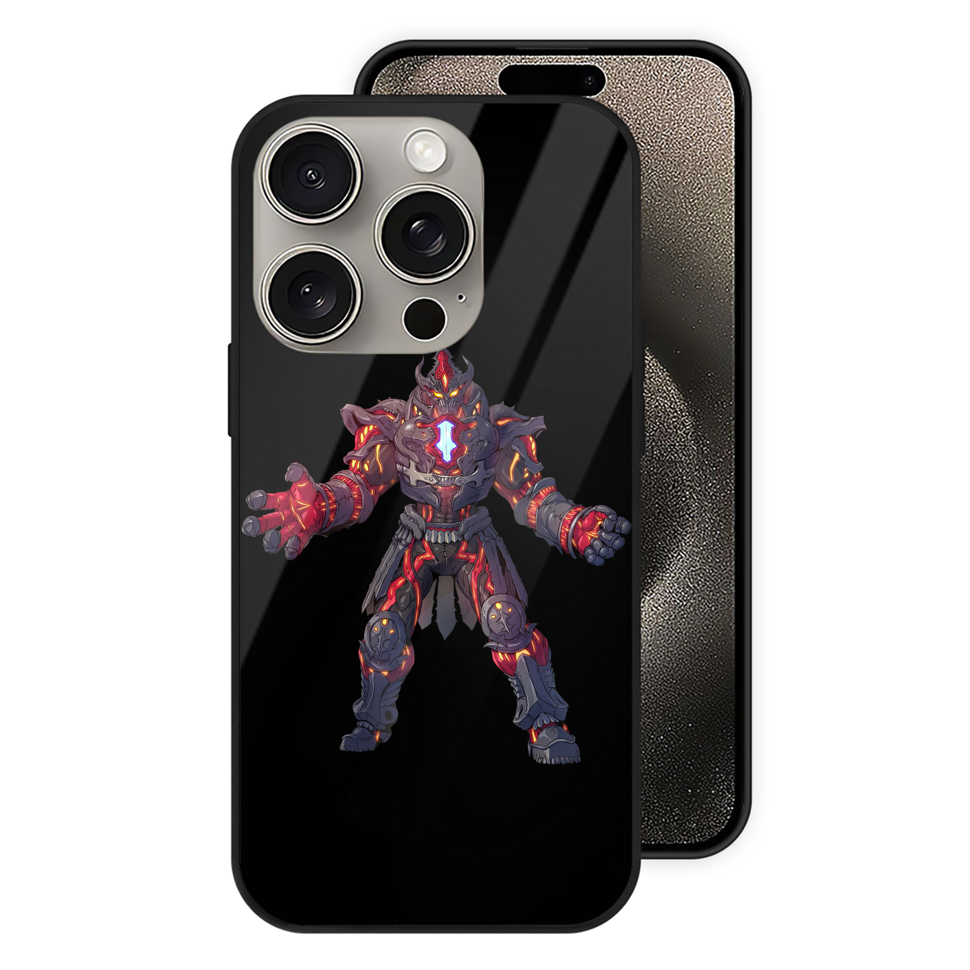 （画像用） ウルトラマン Ultraman 【iPhone15Pro対応】スマホケース 耐衝撃＆黄変防止 背面ガラス
