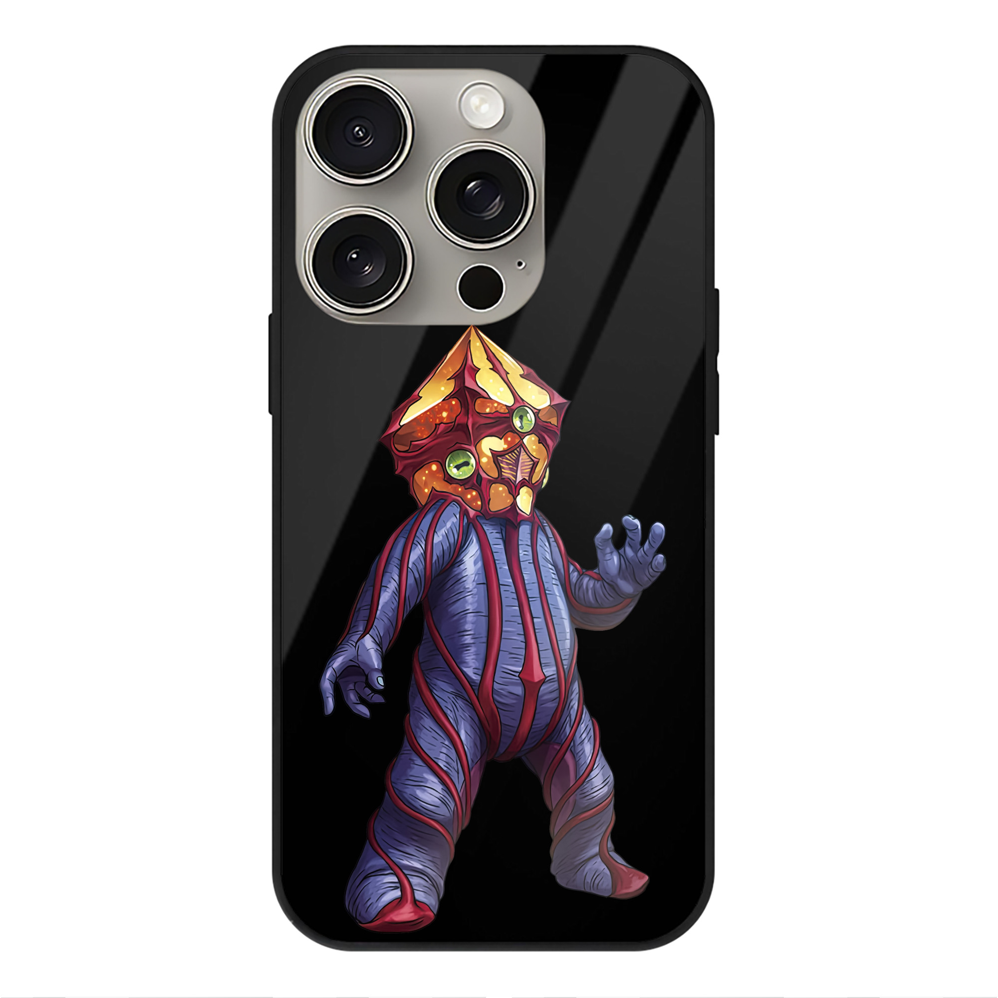 （画像用） ウルトラマン Ultraman 【iPhone15Pro対応】スマホケース 耐衝撃＆黄変防止 背面ガラス