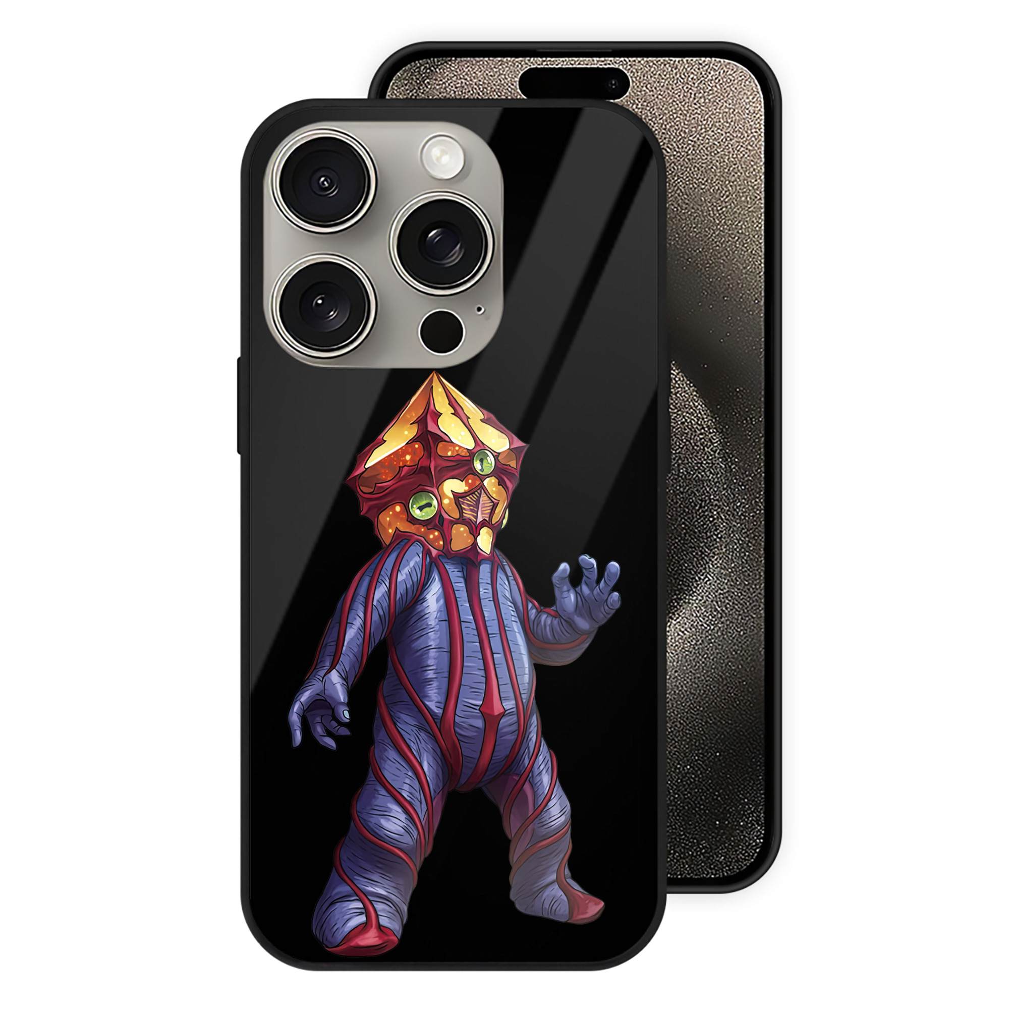 （画像用） ウルトラマン Ultraman 【iPhone15Pro対応】スマホケース 耐衝撃＆黄変防止 背面ガラス