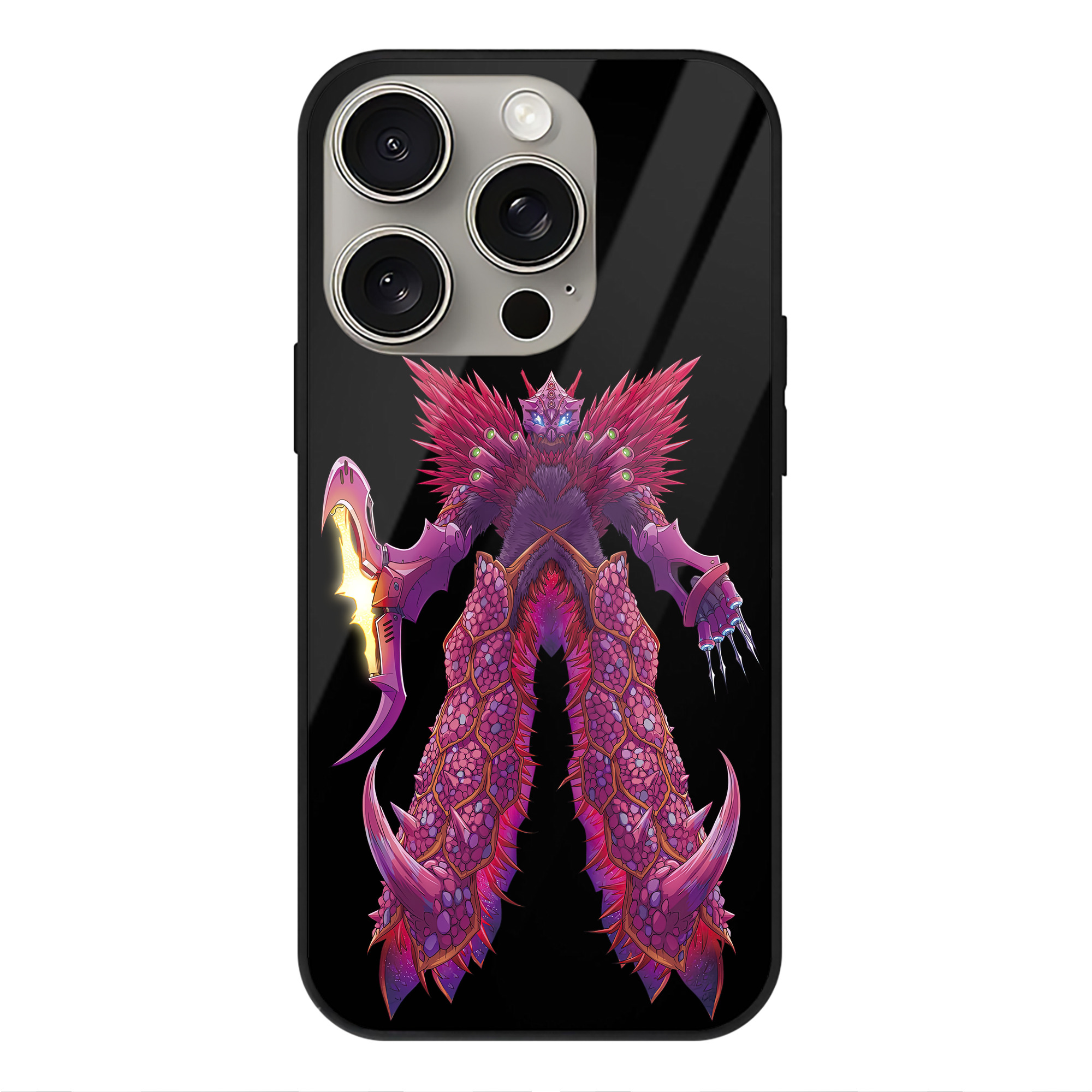 （画像用） ウルトラマン Ultraman 【iPhone15Pro対応】スマホケース 耐衝撃＆黄変防止 背面ガラス