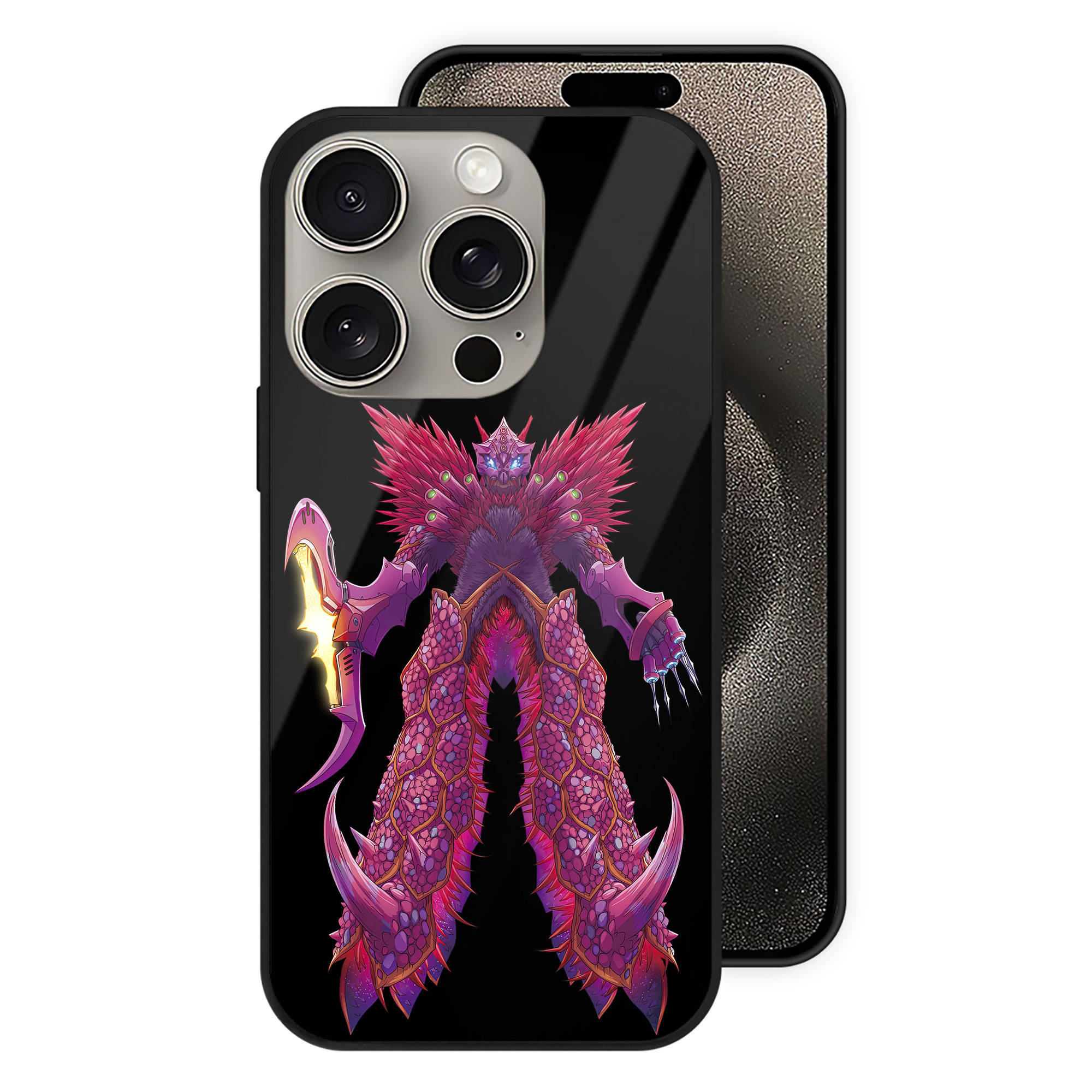 （画像用） ウルトラマン Ultraman 【iPhone15Pro対応】スマホケース 耐衝撃＆黄変防止 背面ガラス