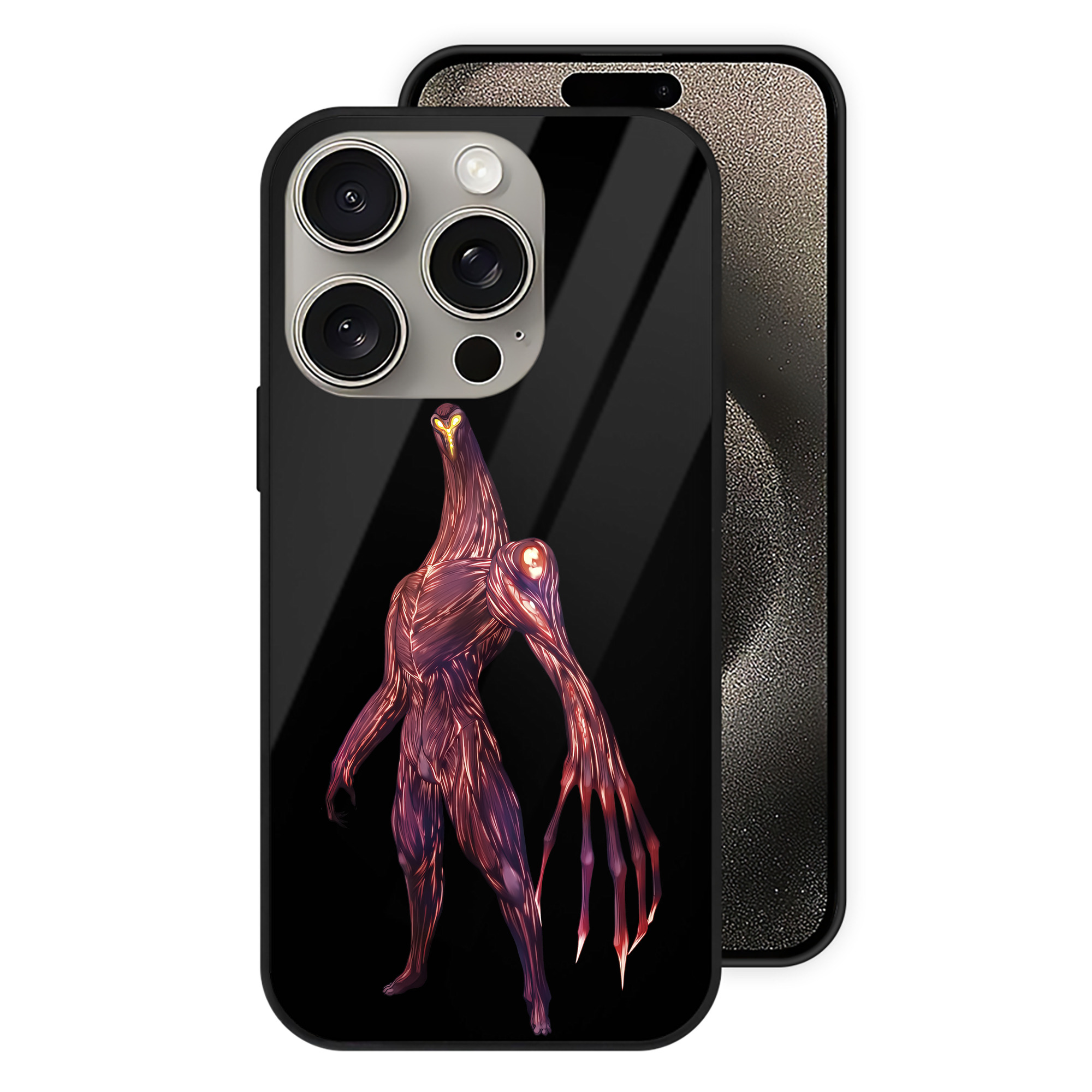 （画像用） ウルトラマン Ultraman 【iPhone15Pro対応】スマホケース 耐衝撃＆黄変防止 背面ガラス