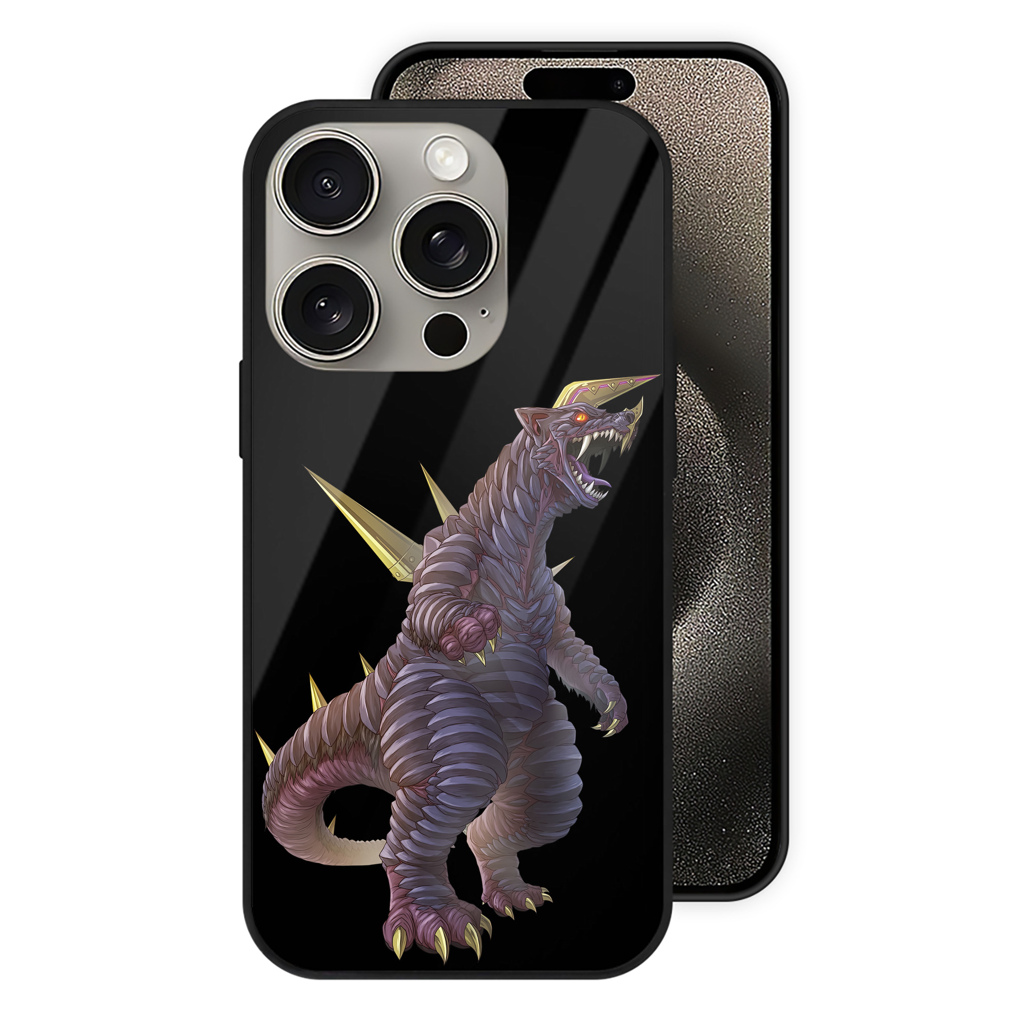 （画像用） ウルトラマン Ultraman 【iPhone15Pro対応】スマホケース 耐衝撃＆黄変防止 背面ガラス