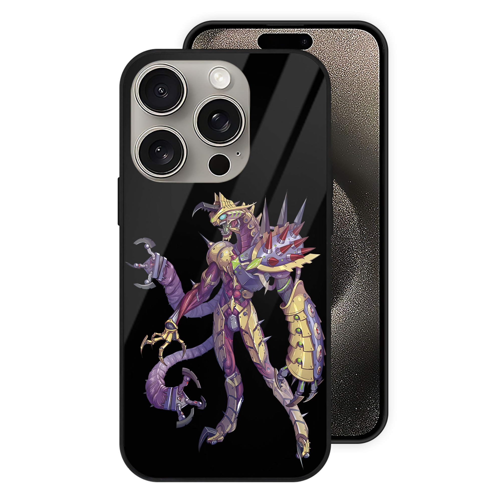 （画像用） ウルトラマン Ultraman 【iPhone15Pro対応】スマホケース 耐衝撃＆黄変防止 背面ガラス