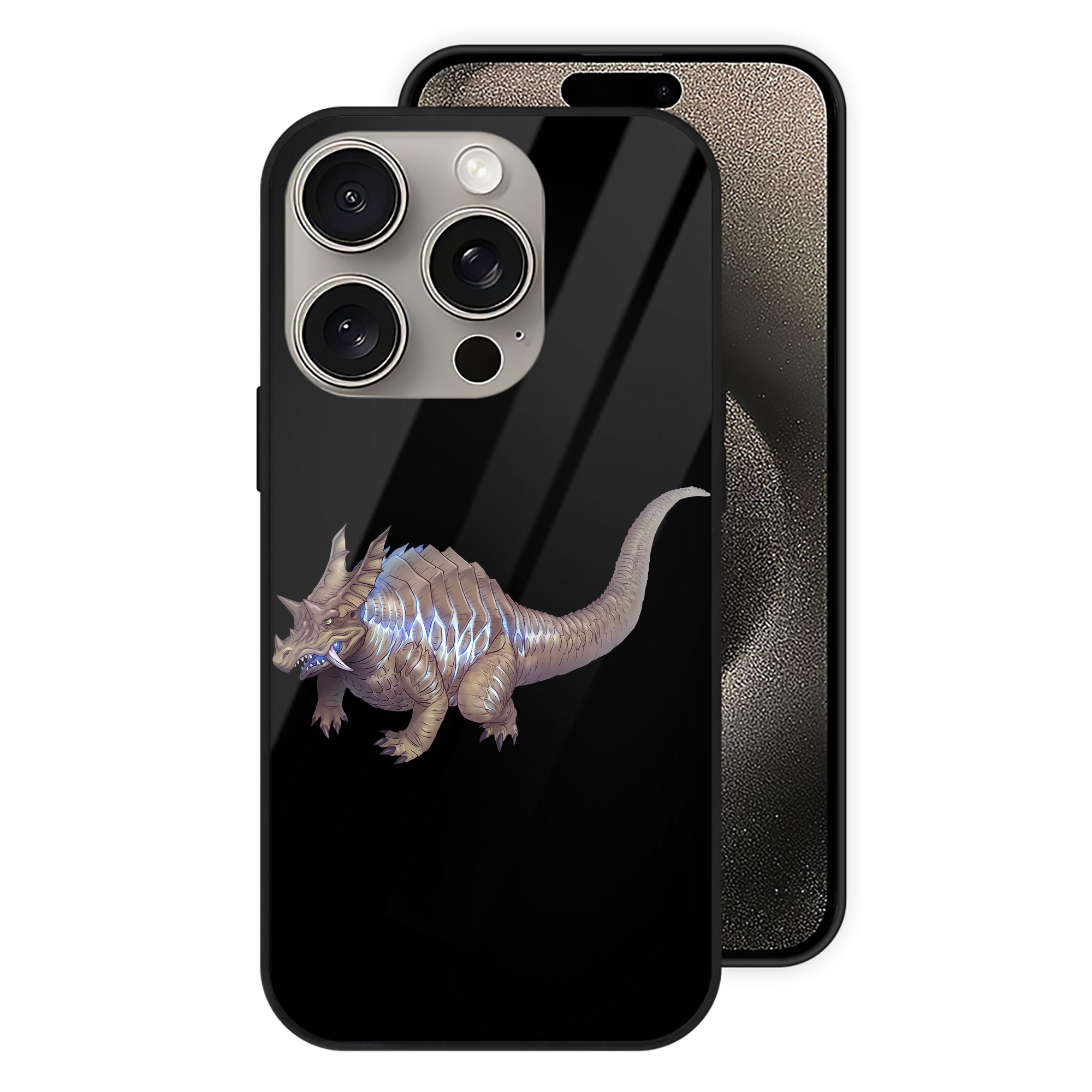 （画像用） ウルトラマン Ultraman 【iPhone15Pro対応】スマホケース 耐衝撃＆黄変防止 背面ガラス