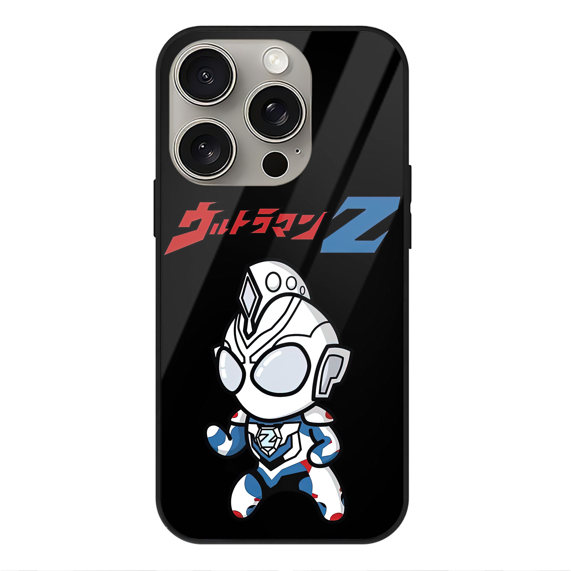 （画像用） ウルトラマン Ultraman 【iPhone15Pro対応】スマホケース 耐衝撃＆黄変防止 背面ガラス