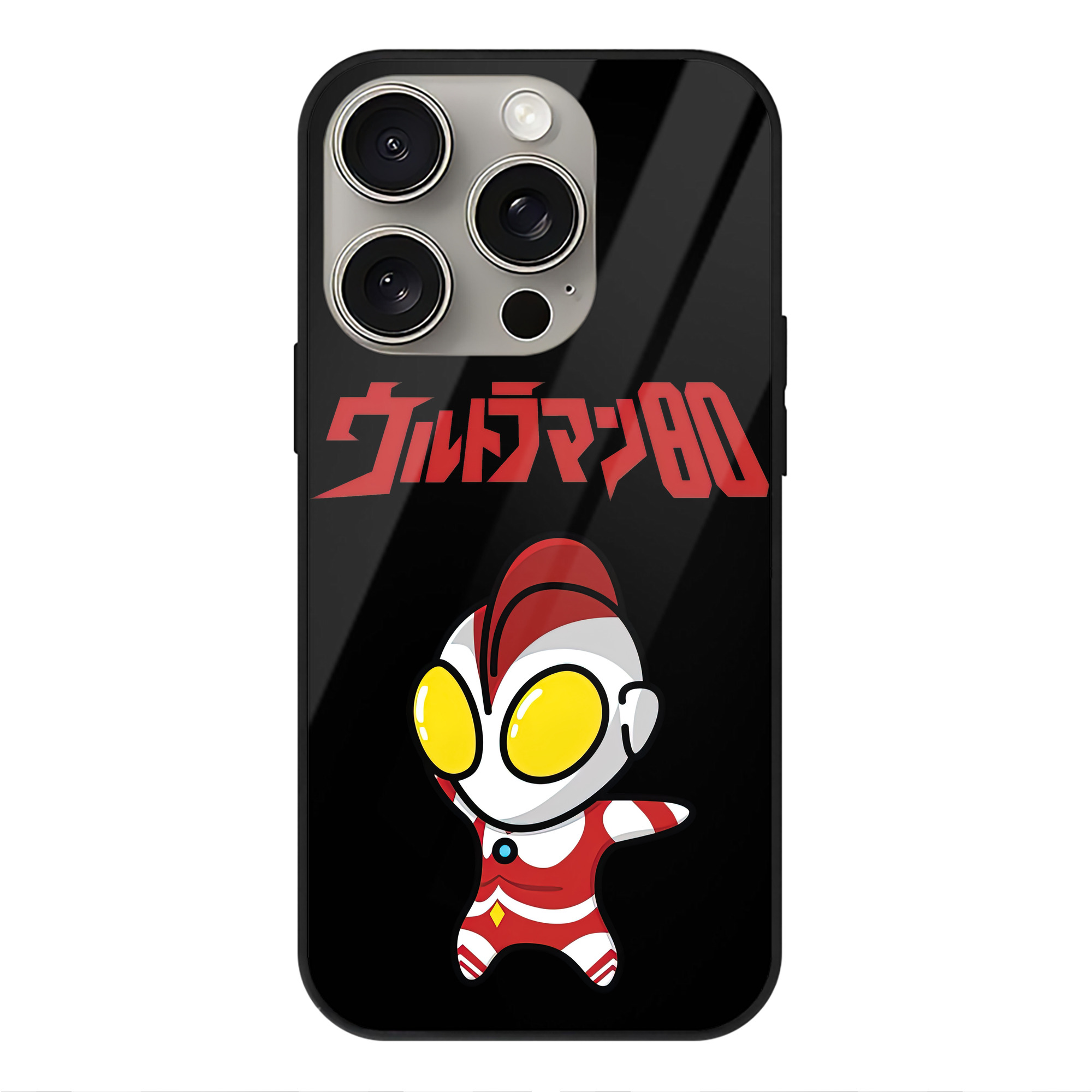 （画像用） ウルトラマン Ultraman 【iPhone15Pro対応】スマホケース 耐衝撃＆黄変防止 背面ガラス