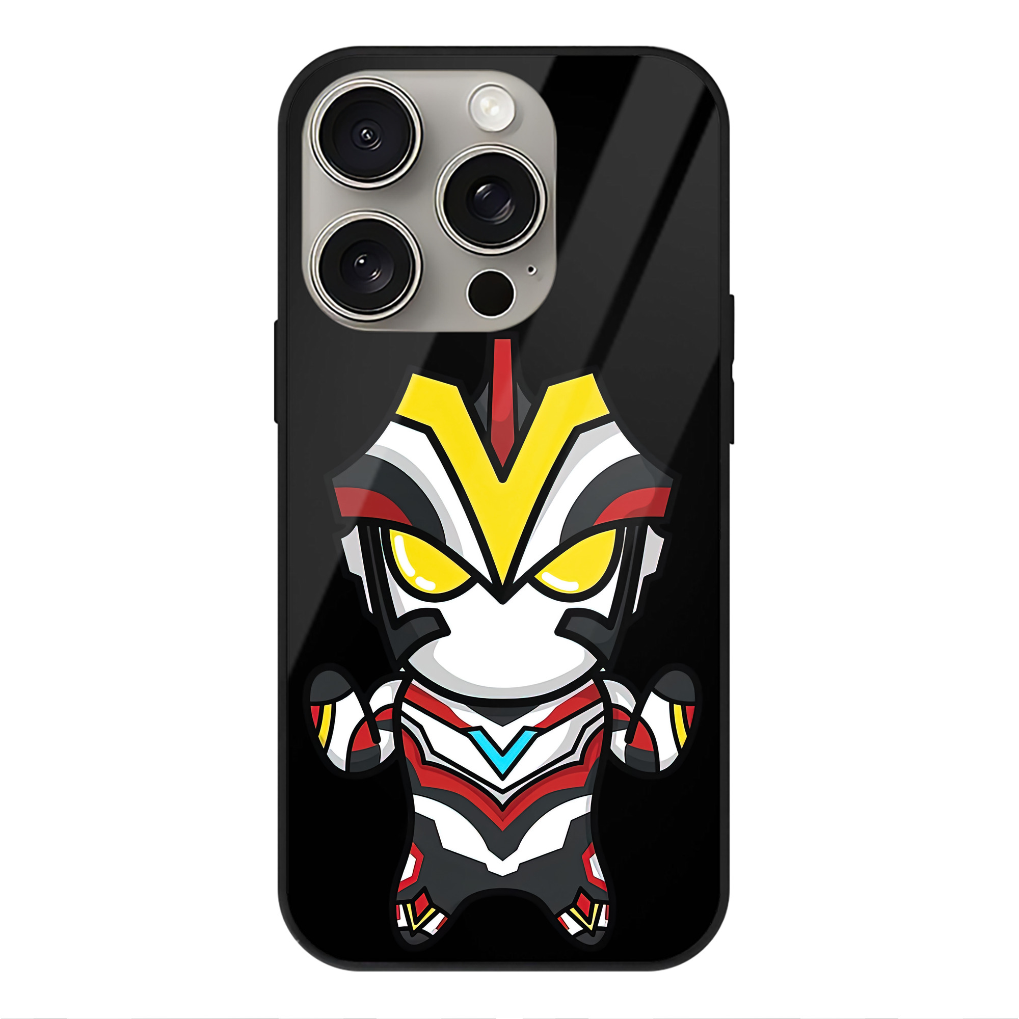 （画像用） ウルトラマン Ultraman 【iPhone15Pro対応】スマホケース 耐衝撃＆黄変防止 背面ガラス