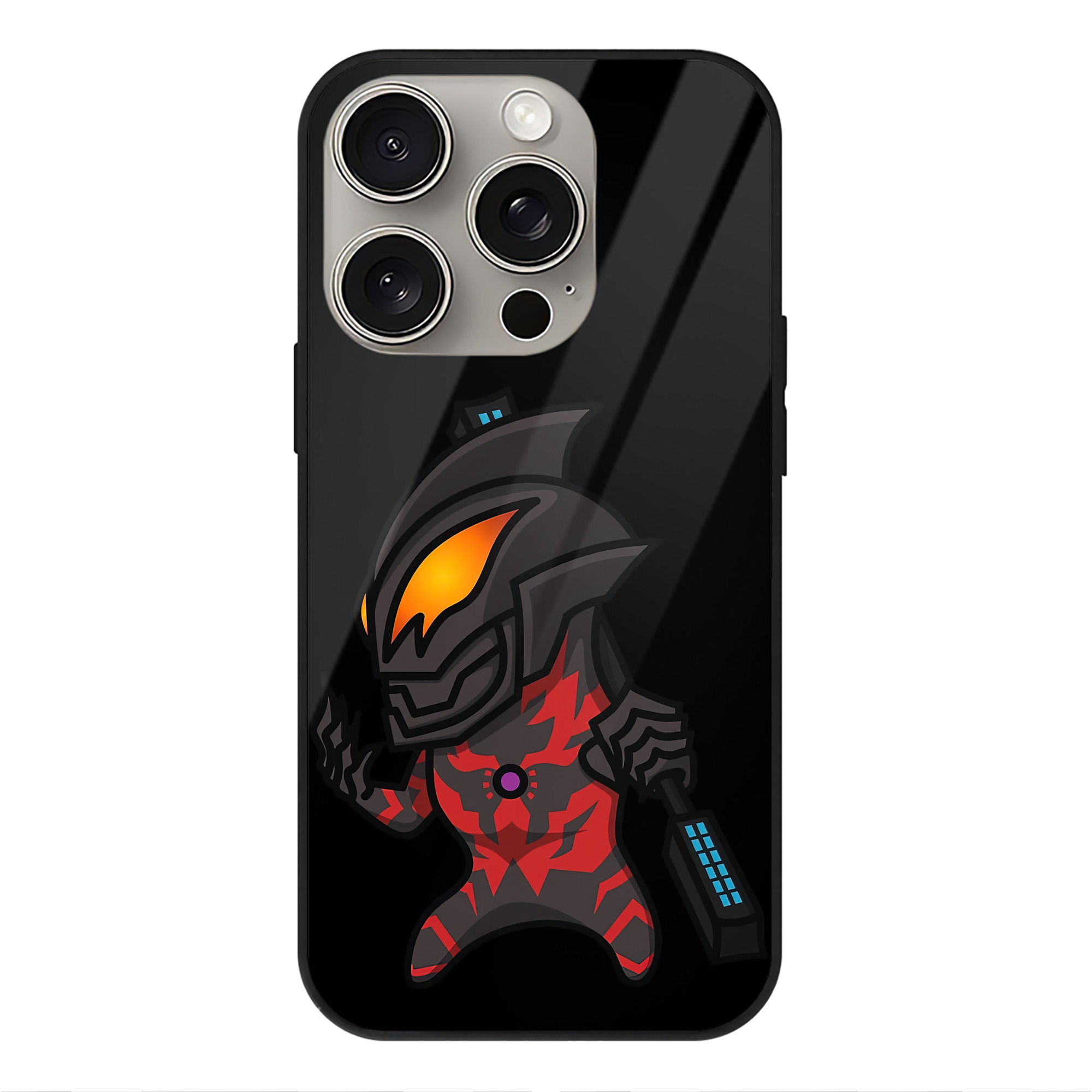 （画像用） ウルトラマン Ultraman 【iPhone15Pro対応】スマホケース 耐衝撃＆黄変防止 背面ガラス