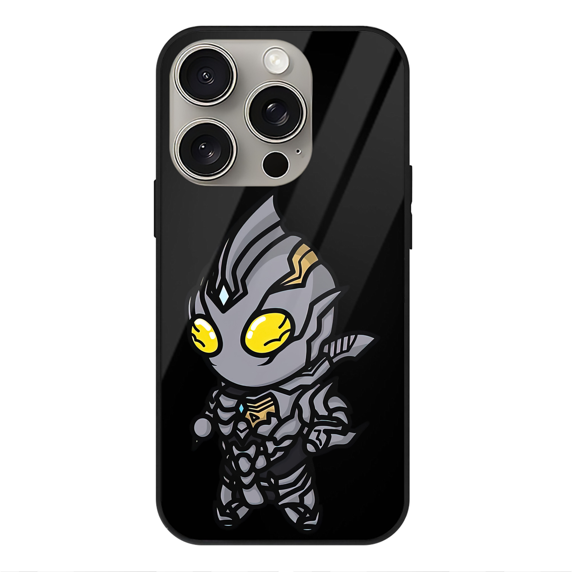 （画像用） ウルトラマン Ultraman 【iPhone15Pro対応】スマホケース 耐衝撃＆黄変防止 背面ガラス