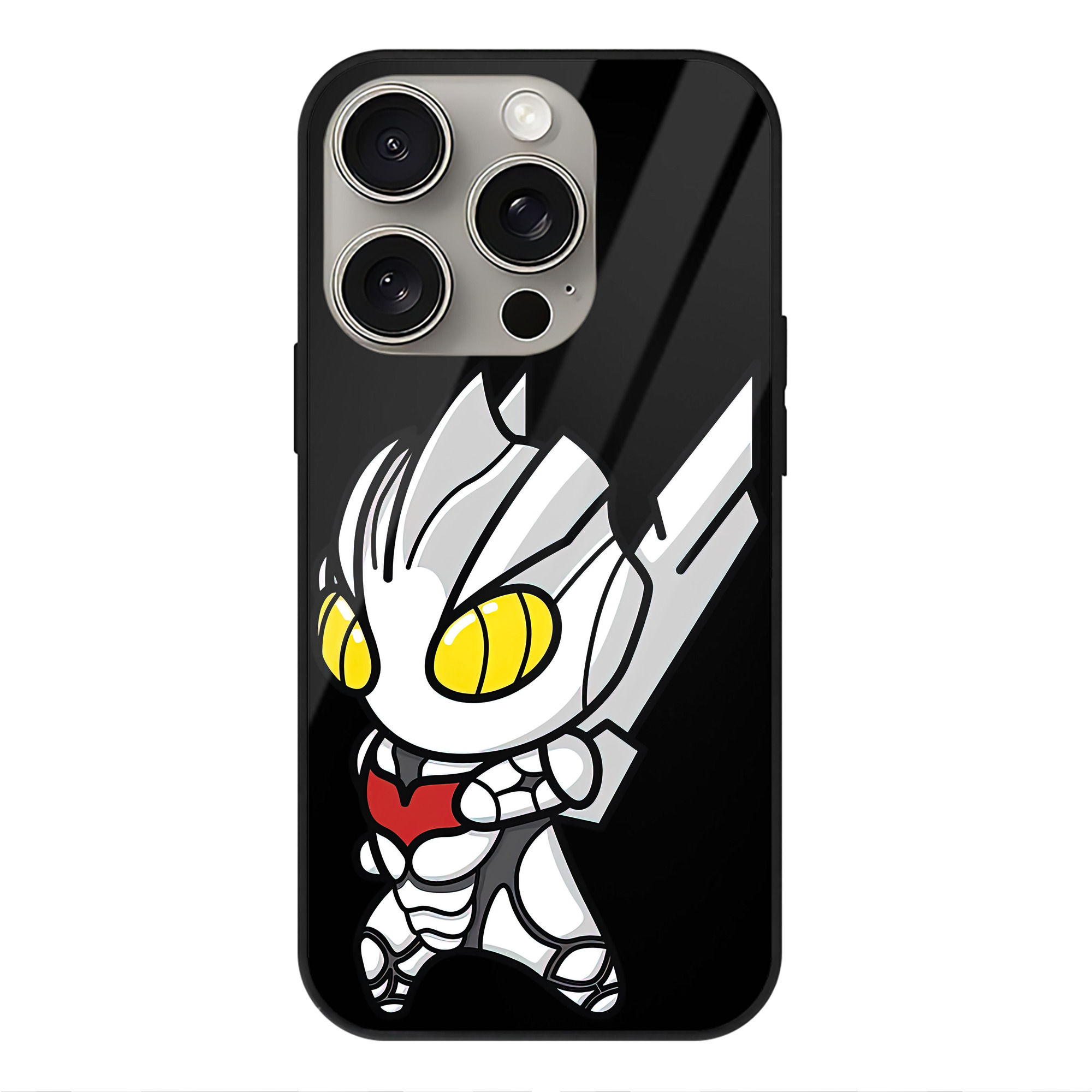 （画像用） ウルトラマン Ultraman 【iPhone15Pro対応】スマホケース 耐衝撃＆黄変防止 背面ガラス