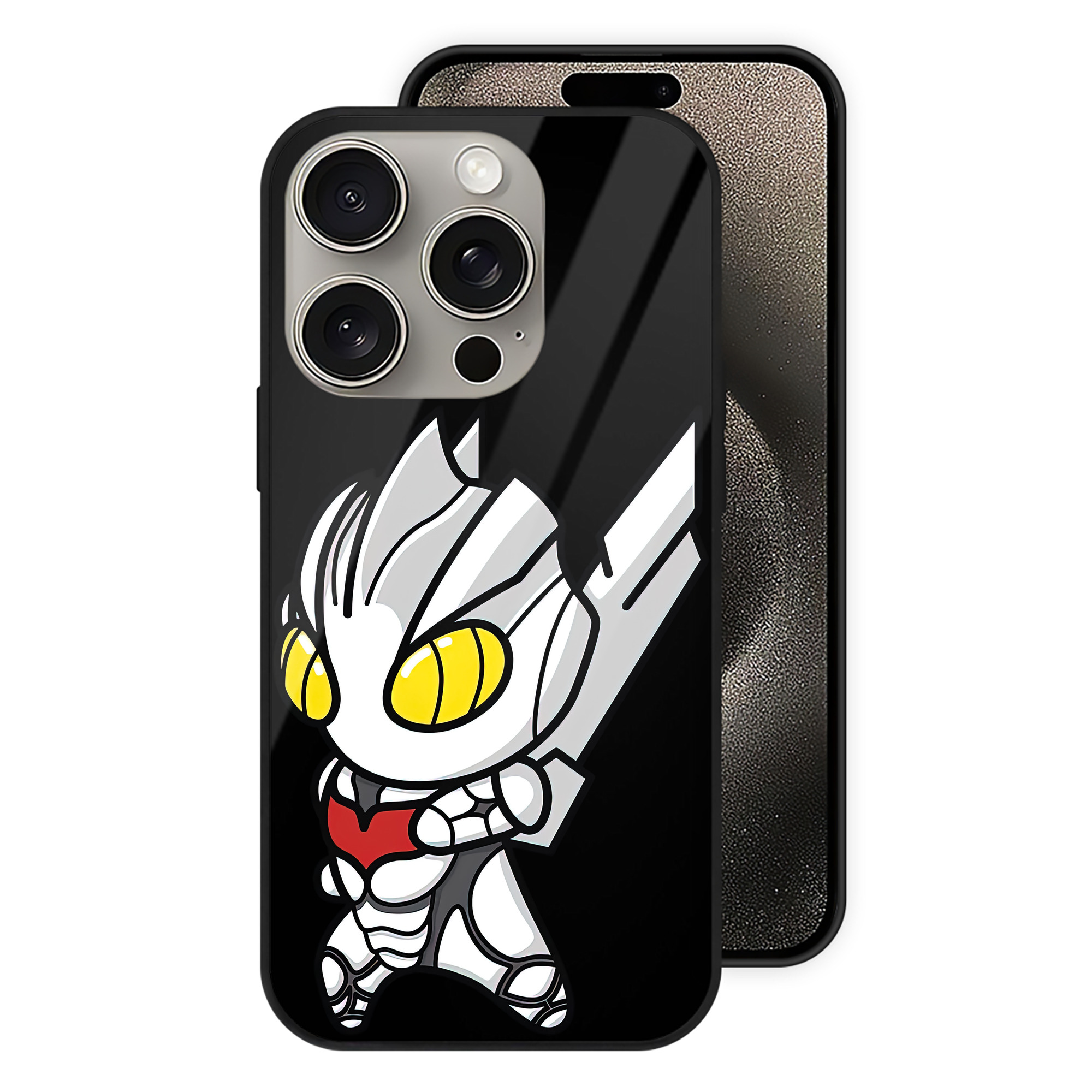 （画像用） ウルトラマン Ultraman 【iPhone15Pro対応】スマホケース 耐衝撃＆黄変防止 背面ガラス