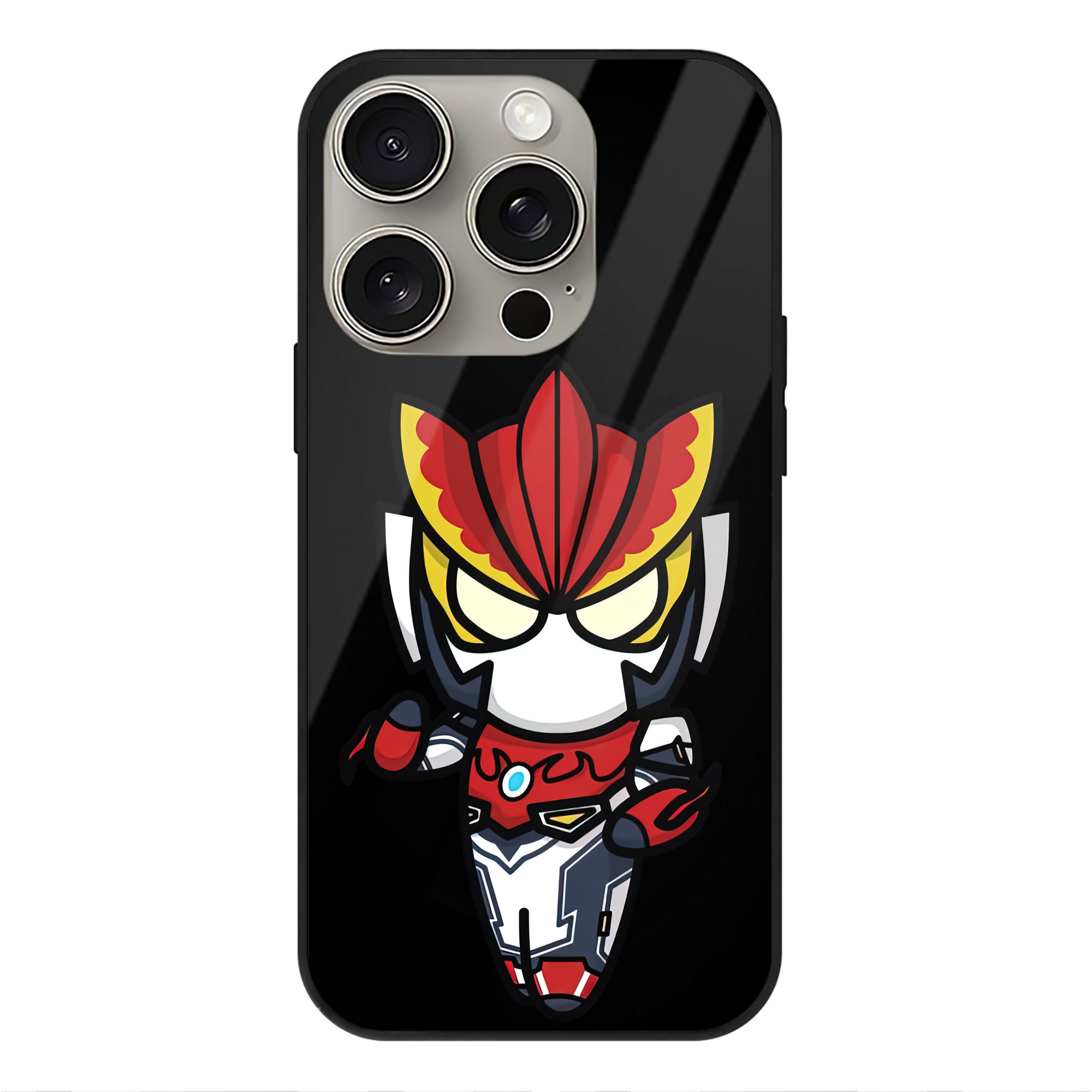 （画像用） ウルトラマン Ultraman 【iPhone15Pro対応】スマホケース 耐衝撃＆黄変防止 背面ガラス