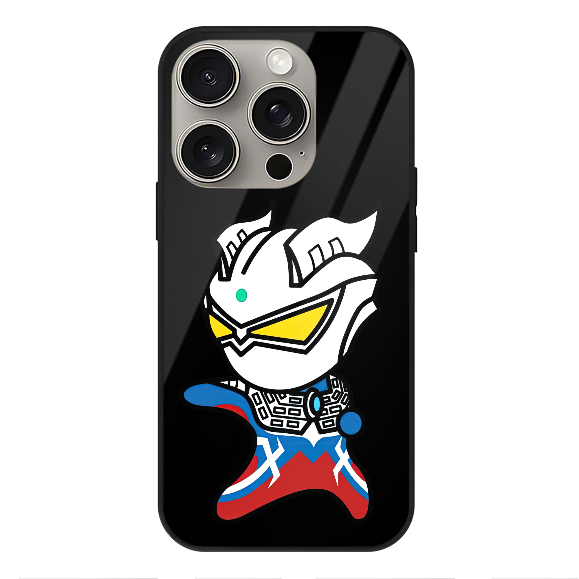 （画像用） ウルトラマン Ultraman 【iPhone15Pro対応】スマホケース 耐衝撃＆黄変防止 背面ガラス